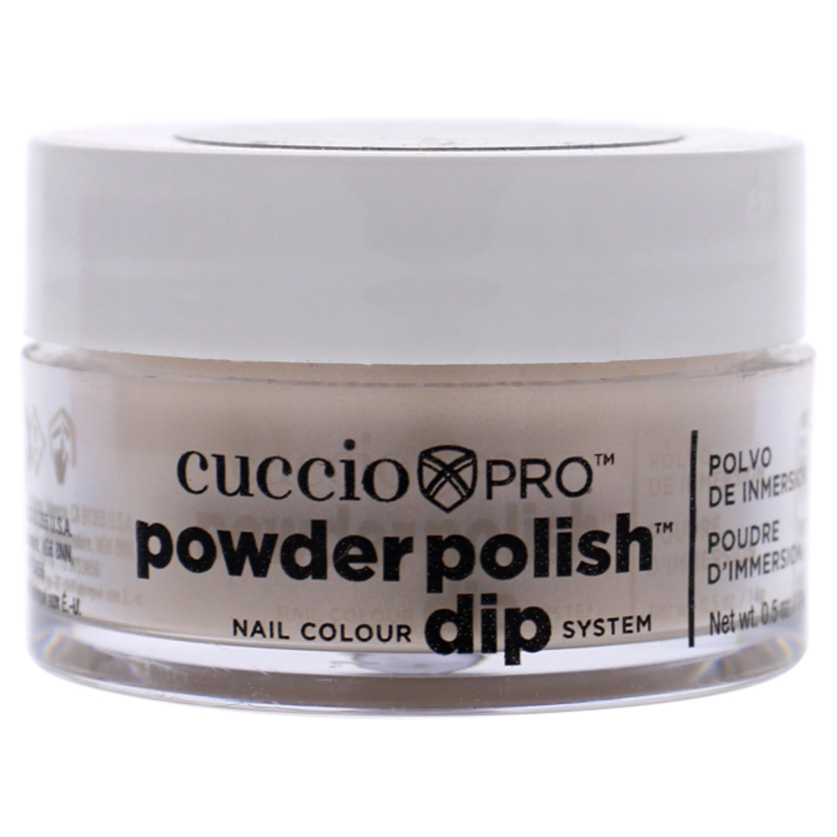 Pro Powder Polish Nail Colour Dip System  Iridescent Cream by Cuccio Colour for Women  05 oz Nail Powder