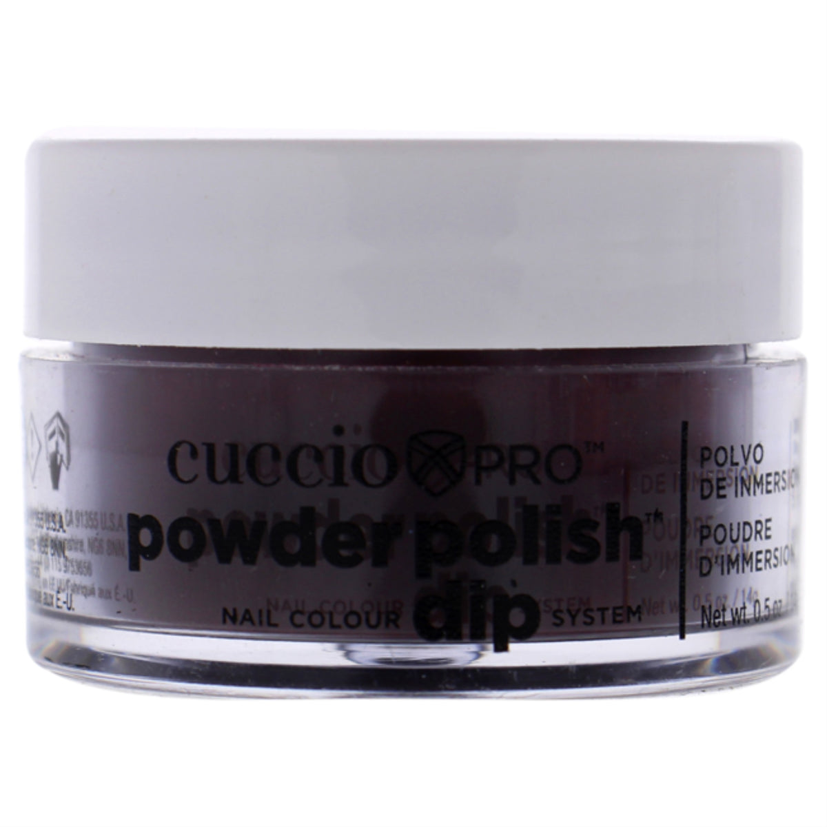 Pro Powder Polish Nail Colour Dip System  Midnight Purple by Cuccio Colour for Women  05 oz Nail Powder