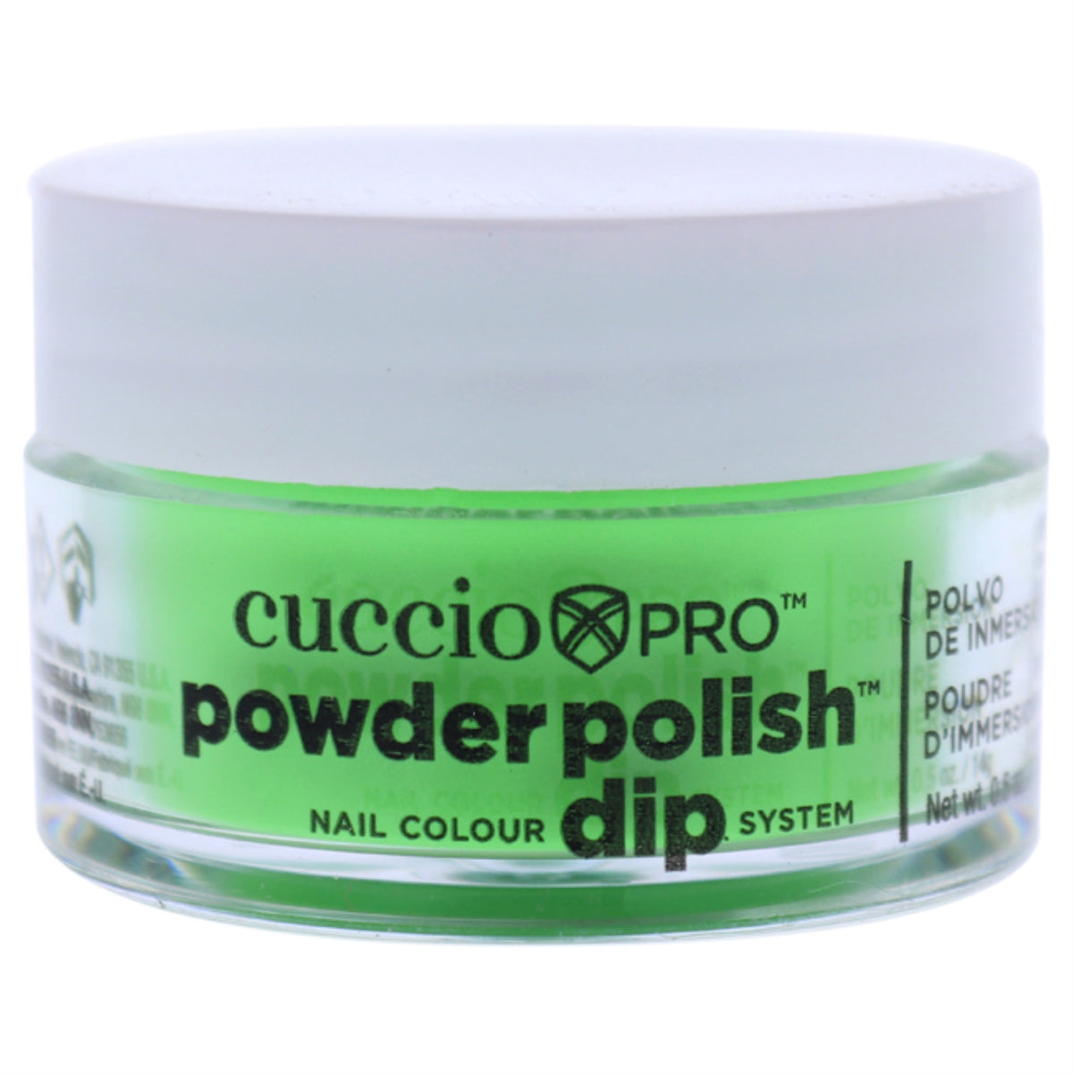 Pro Powder Polish Nail Colour Dip System  Neon Green by Cuccio Colour for Women  05 oz Nail Powder