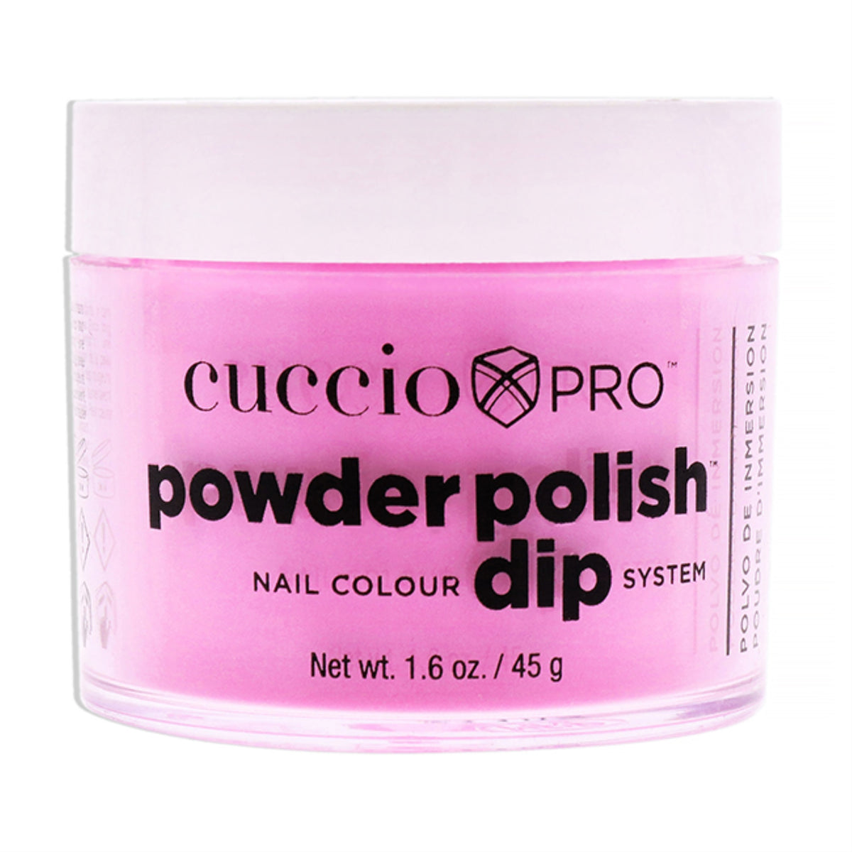 Pro Powder Polish Nail Colour Dip System  Neon Pink by Cuccio Colour for Women  16 oz Nail Powder