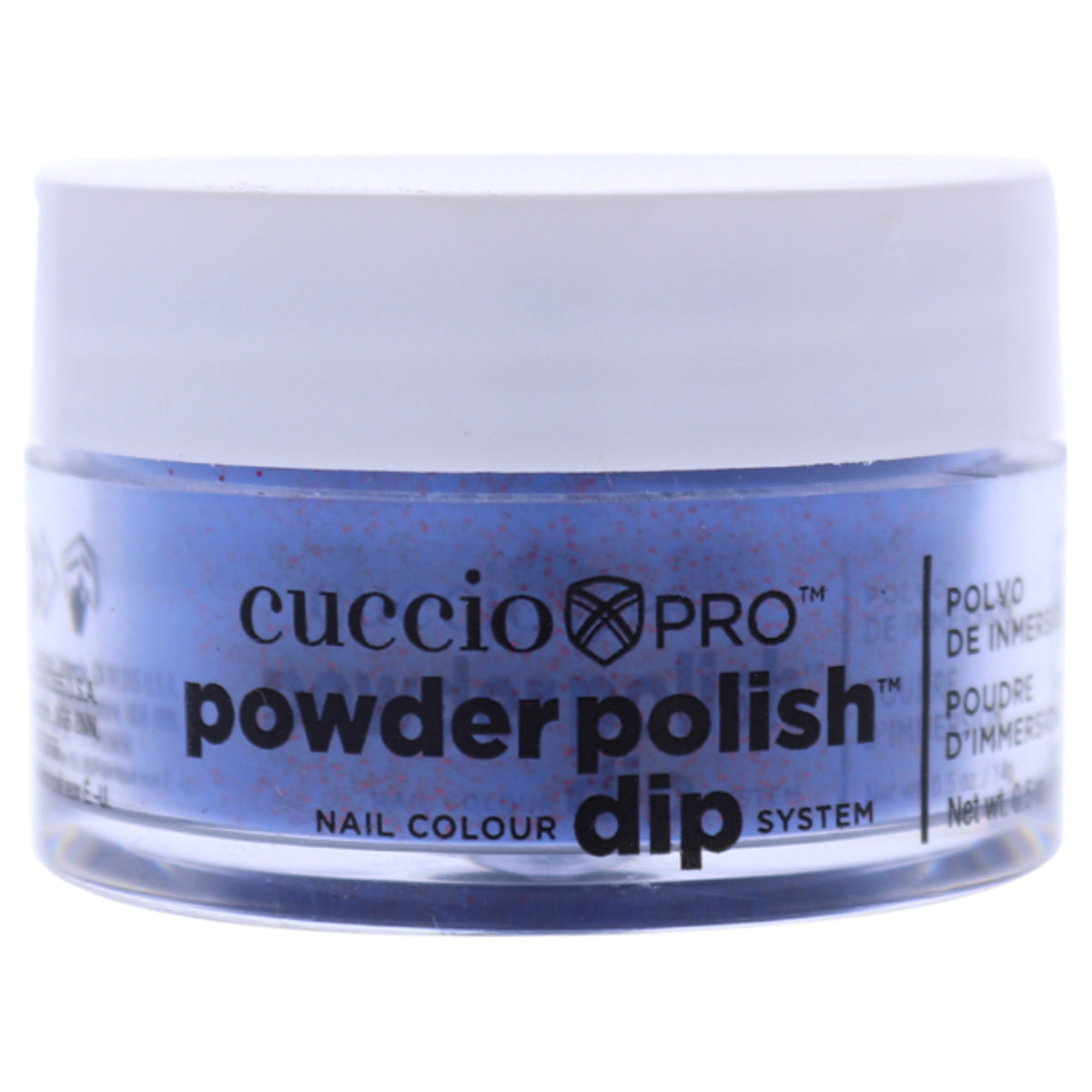 Pro Powder Polish Nail Colour Dip System  Purple With Red Glitter by Cuccio Colour for Women  05 oz Nail Powder