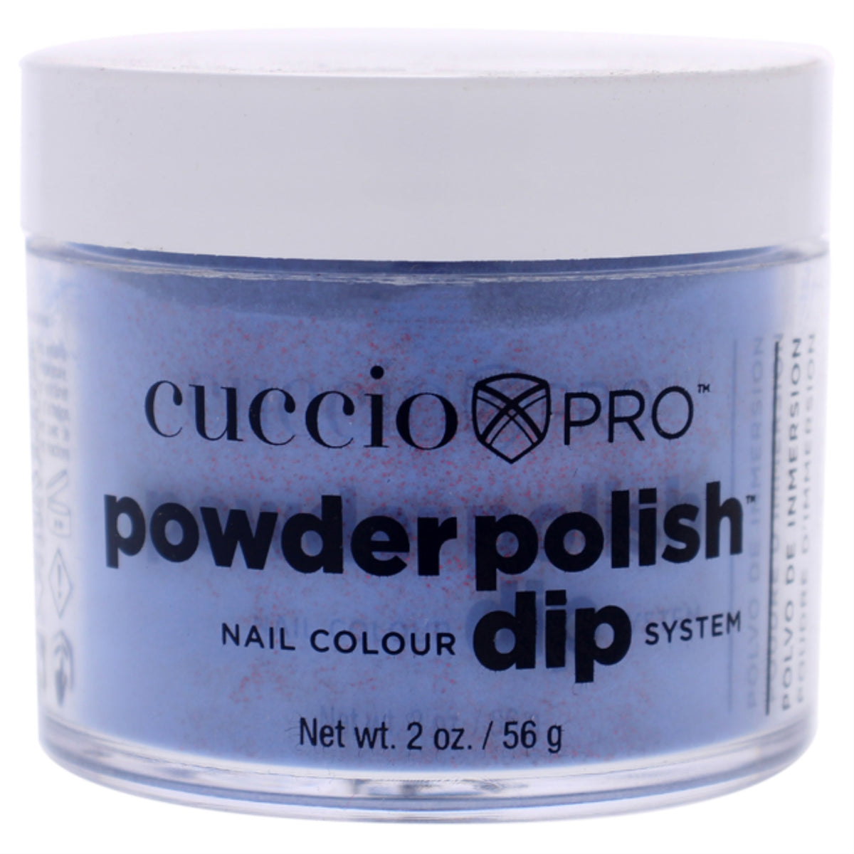 Pro Powder Polish Nail Colour Dip System  Purple With Red Glitter by Cuccio Colour for Women  16 oz Nail Powder