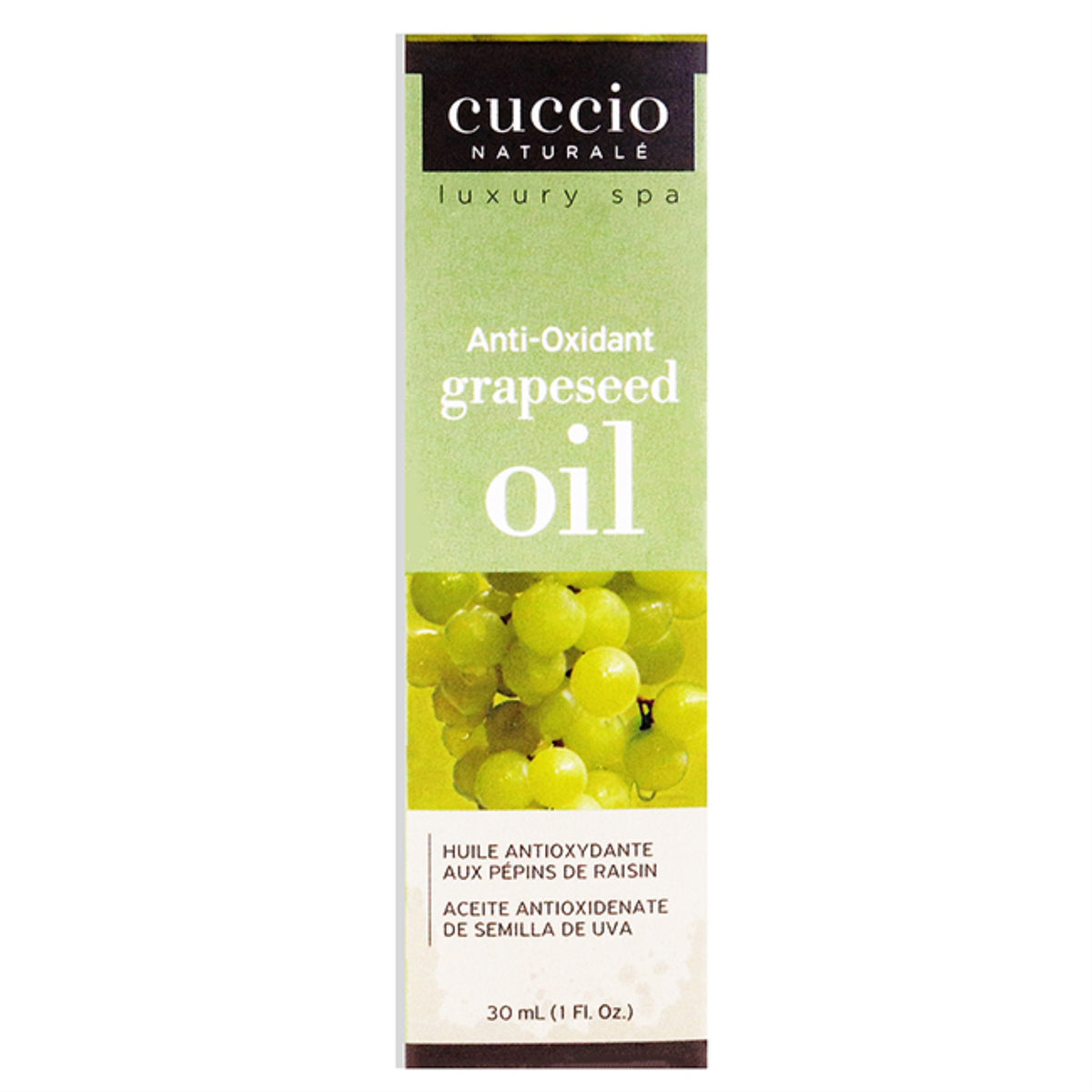 Grapeseed AntiOxidant Oil by Cuccio Naturale for Women  1 oz Oil