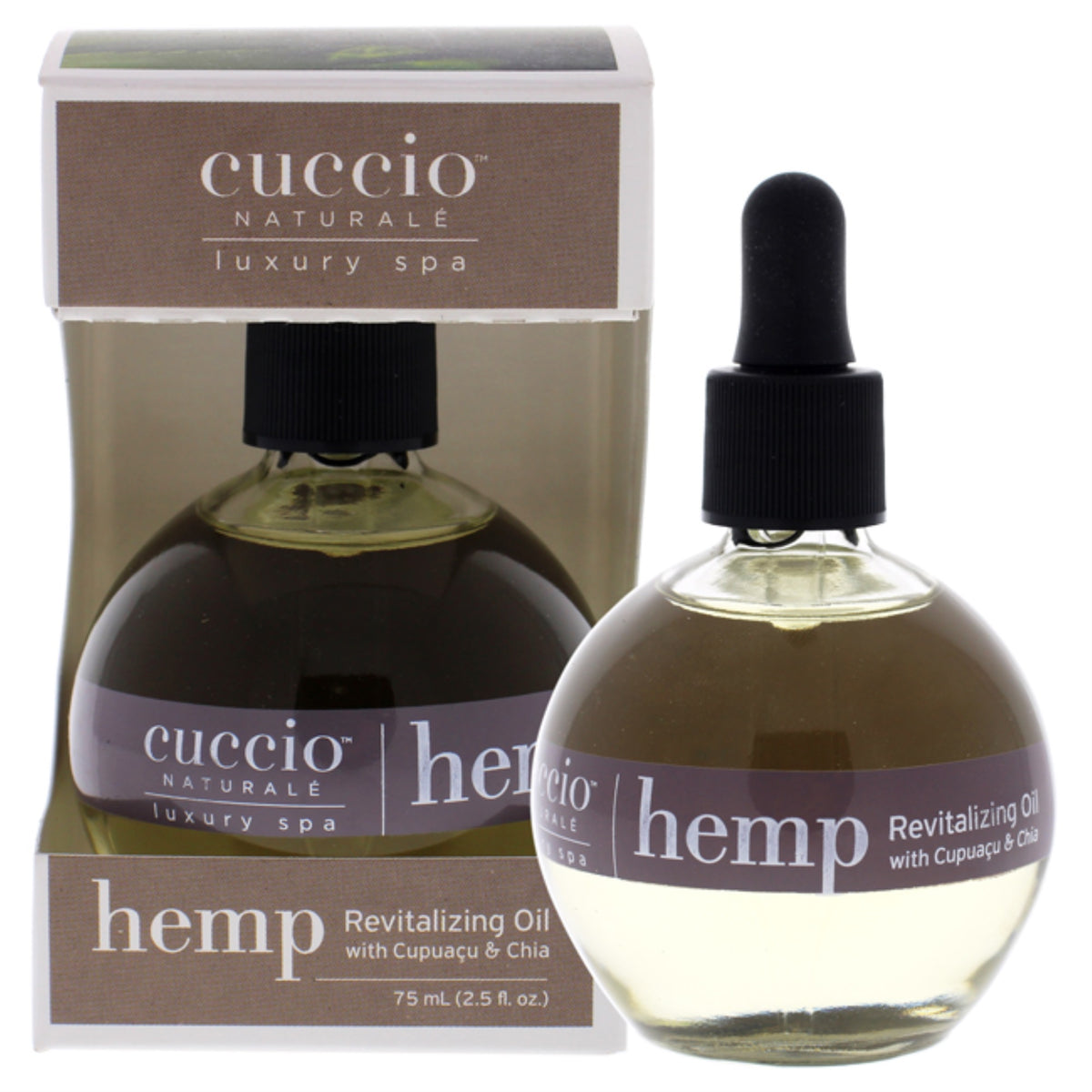 Hemp Revitalizing Oil by Cuccio Naturale for Unisex  25 oz Oil