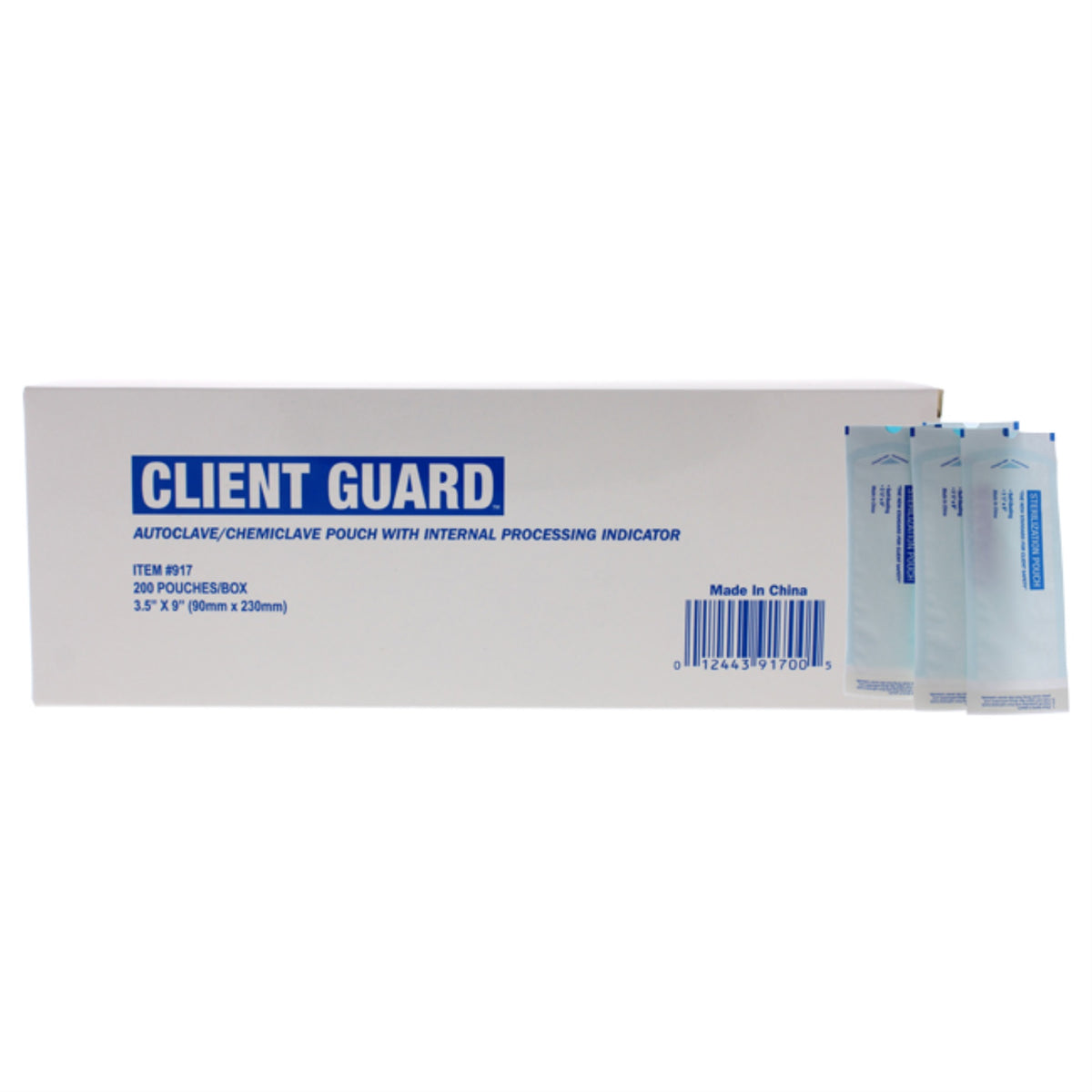 Client Guard Sterilization Pouches by Cuccio Pro for Women  1 Pc Nail Pouch