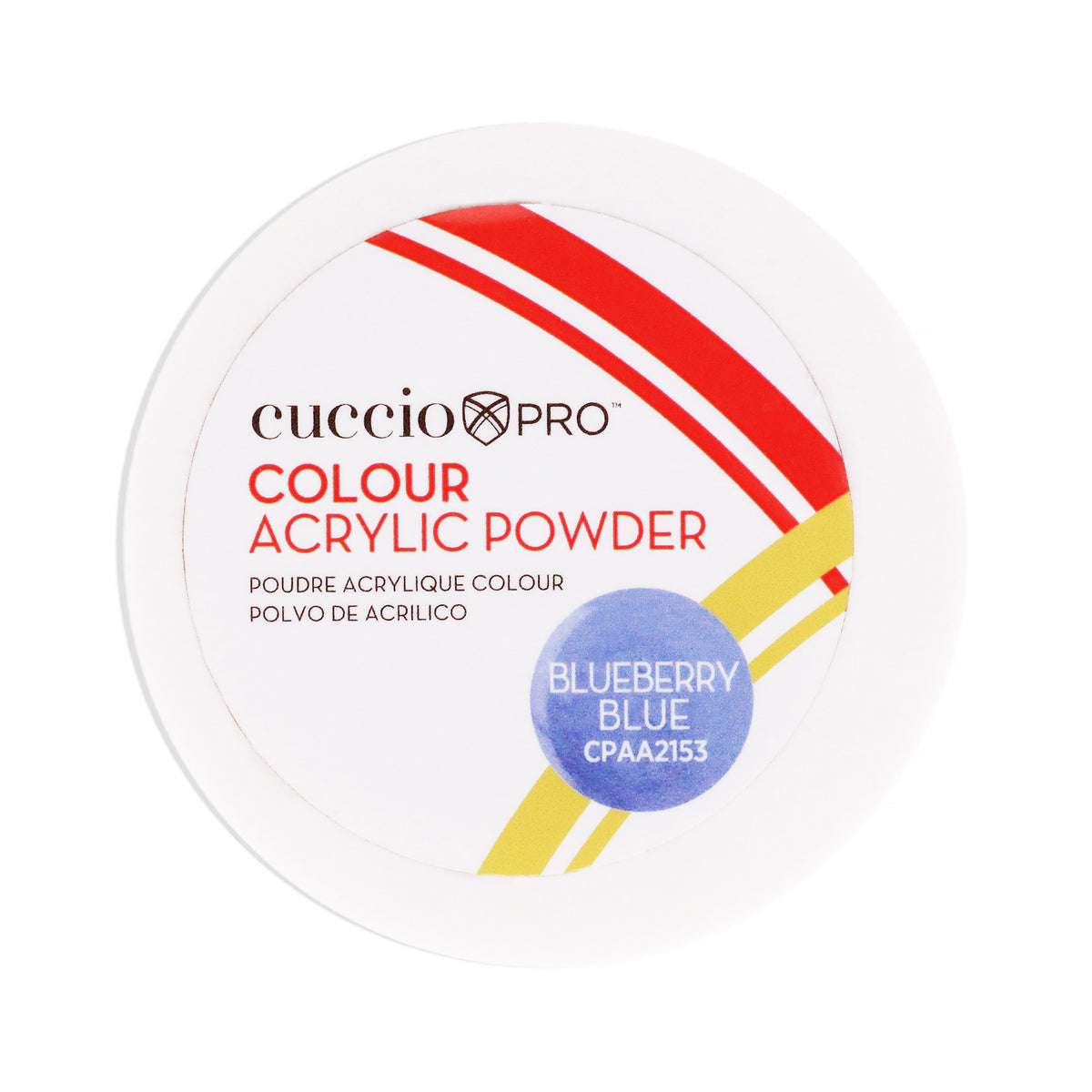 Colour Acrylic Powder  Blueberry Blue by Cuccio PRO for Women  16 oz Acrylic Powder