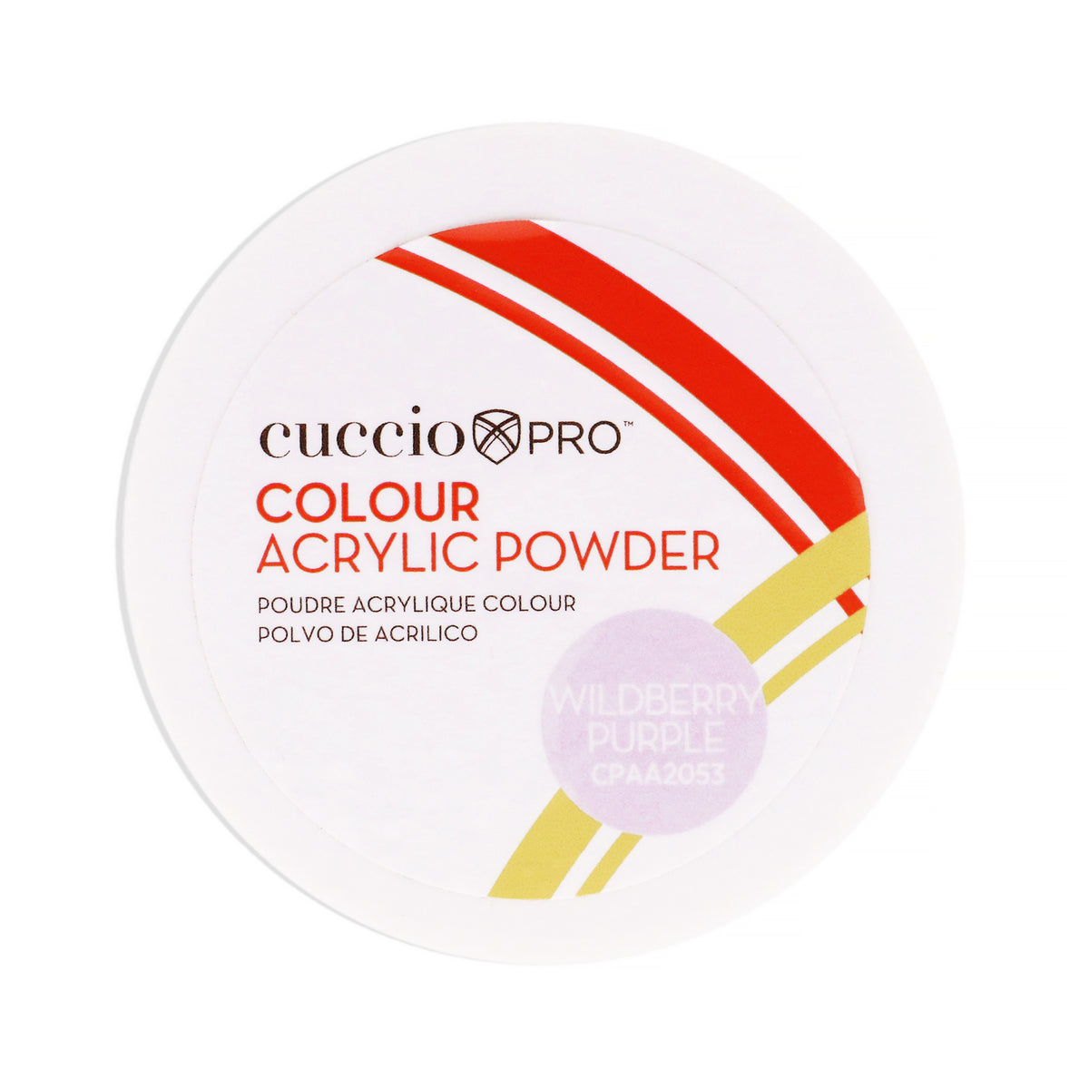 Colour Acrylic Powder  Wildberry Purple by Cuccio PRO for Women  16 oz Acrylic Powder