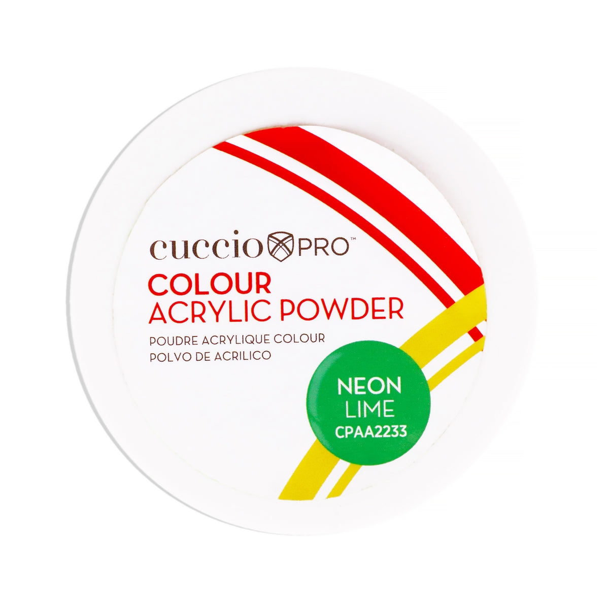 Colour Acrylic Powder  Neon Lime by Cuccio PRO for Women  16 oz Acrylic Powder