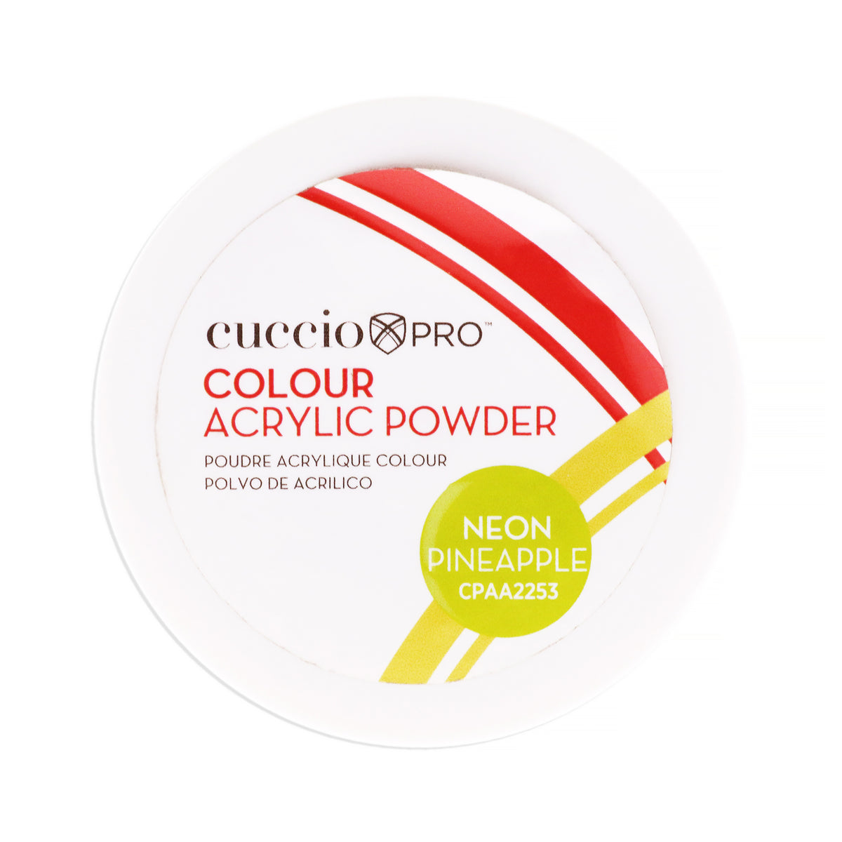 Colour Acrylic Powder  Neon Pineapple by Cuccio PRO for Women  16 oz Acrylic Powder