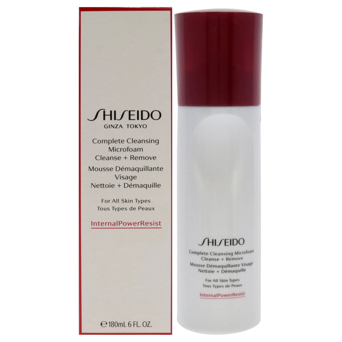 Complete Cleansing Microfoam by Shiseido for Women  6 oz Cleanser