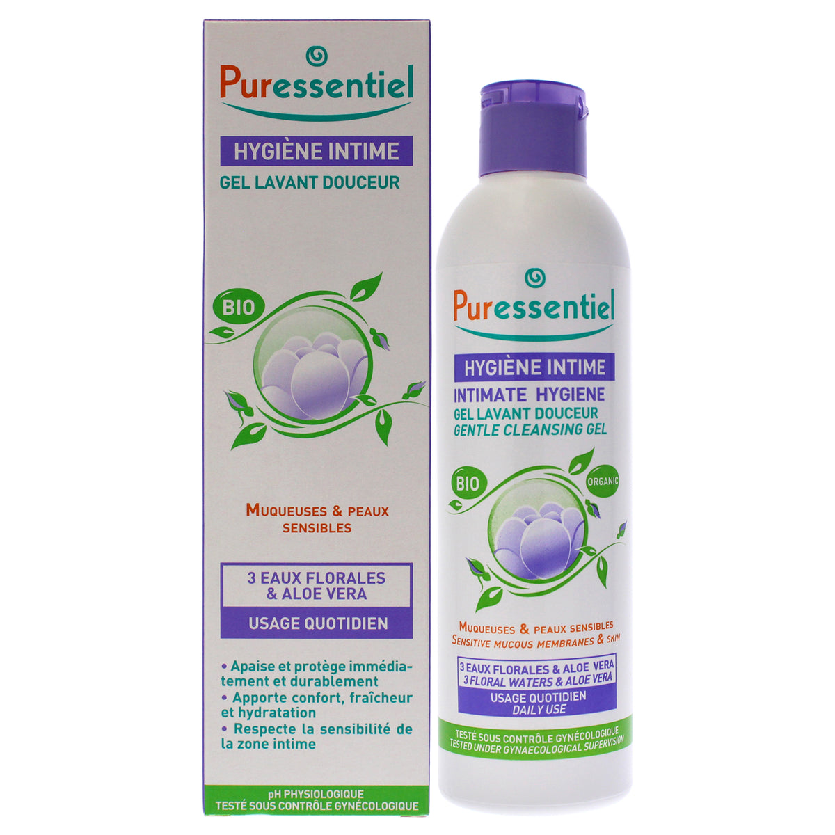 Intimate Hygiene Gentle Cleansing Gel by Puressentiel for Women  844 oz Gel