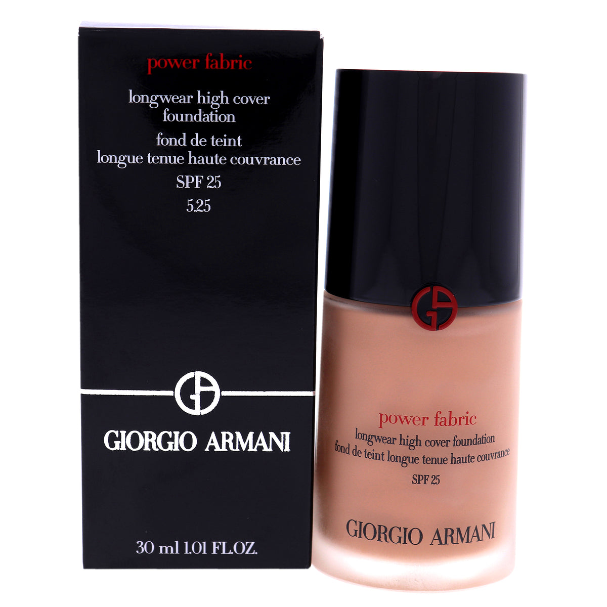 Power Fabric Longwear High Cover Foundation SPF 20  525 by Giorgio Armani for Women  1 oz Foundation