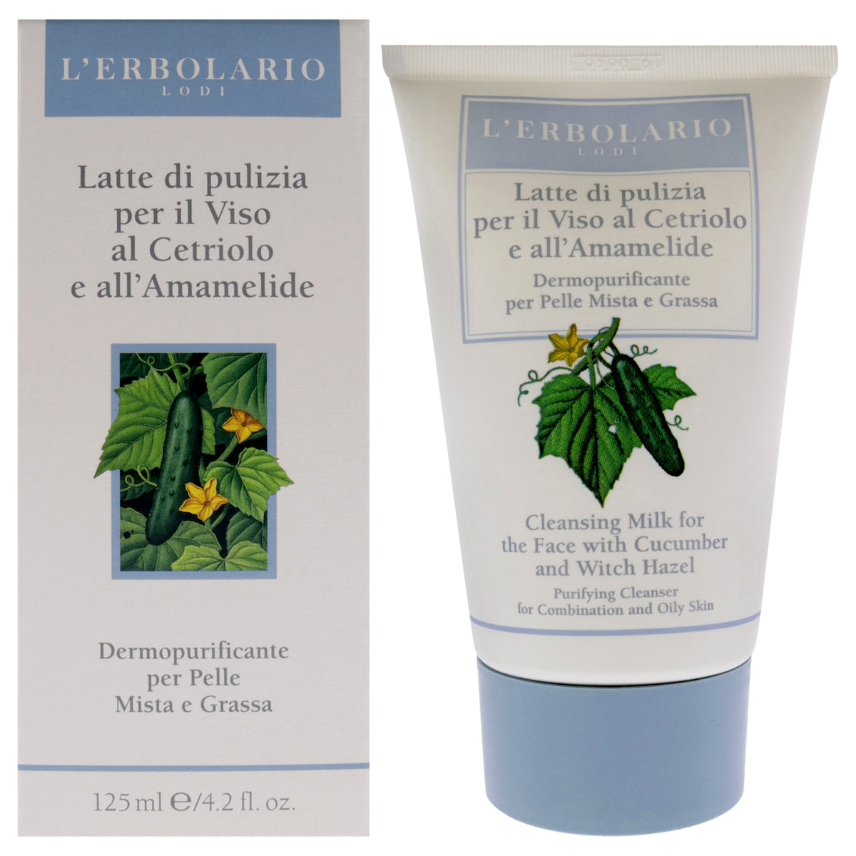 Cleansing Milk  Cucumber and Witch Hazel by LErbolario for Women  42 oz Cleanser