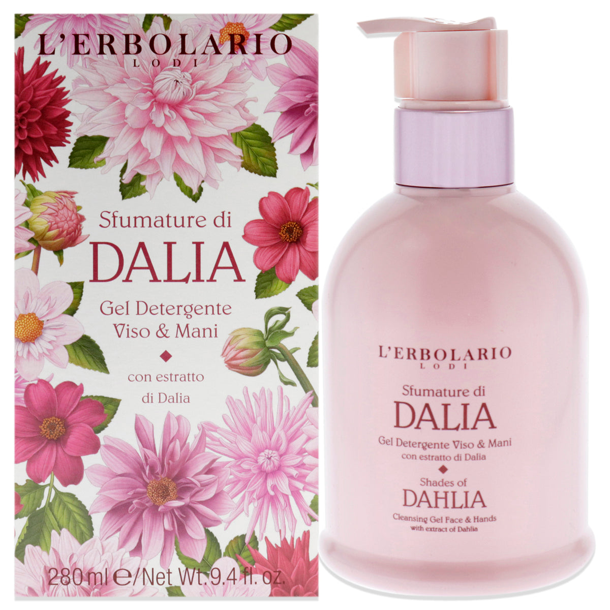 Shades of Dahlia Cleansing Gel by LErbolario for Women  94 oz Cleanser