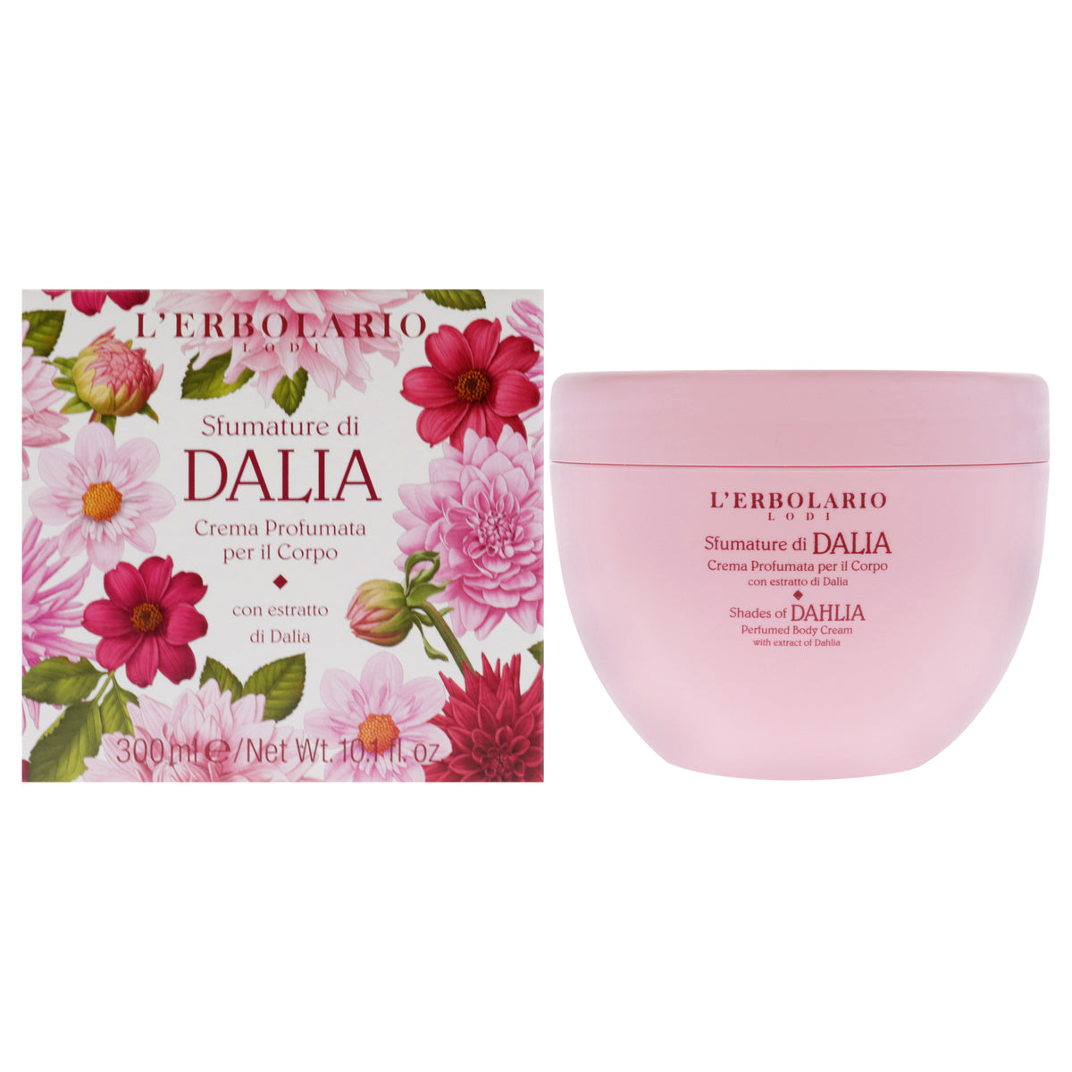 Perfumed Body Cream  Shades of Dahlia by LErbolario for Unisex  101 oz Body Cream