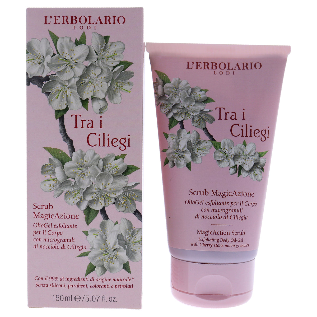 Magic Action Scrub  Tra I Ciliegi by LErbolario for Unisex  507 oz Scrub