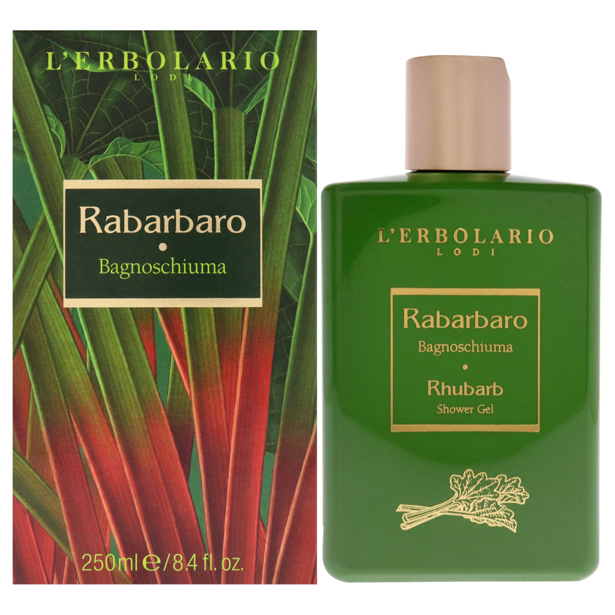 Shower Gel  Rhubarb by LErbolario for Unisex  84 oz Shower Gel