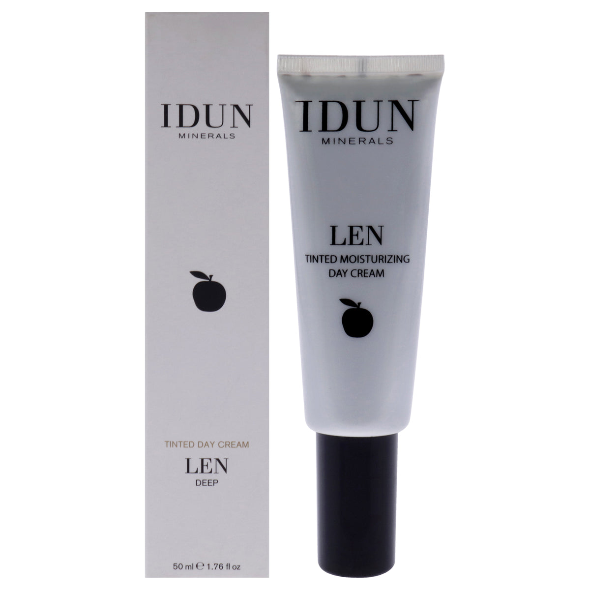 Len Tinted Day Cream  406 Deep by Idun Minerals for Women  176 oz Cream