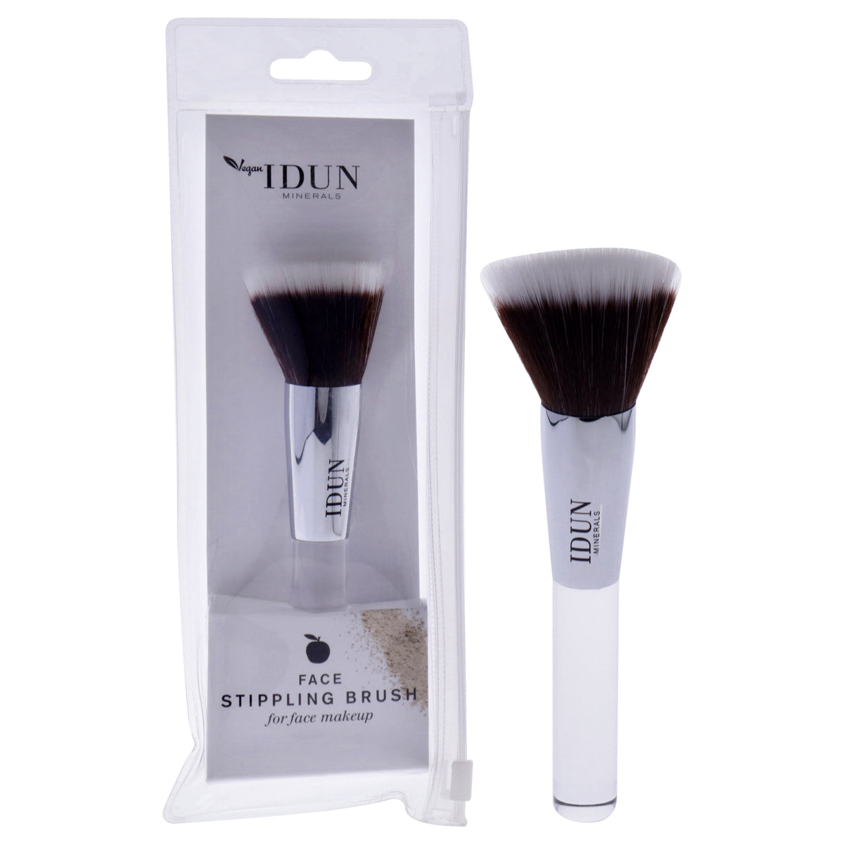 Face Stippling Brush  011 by Idun Minerals for Women  1 Pc Brush