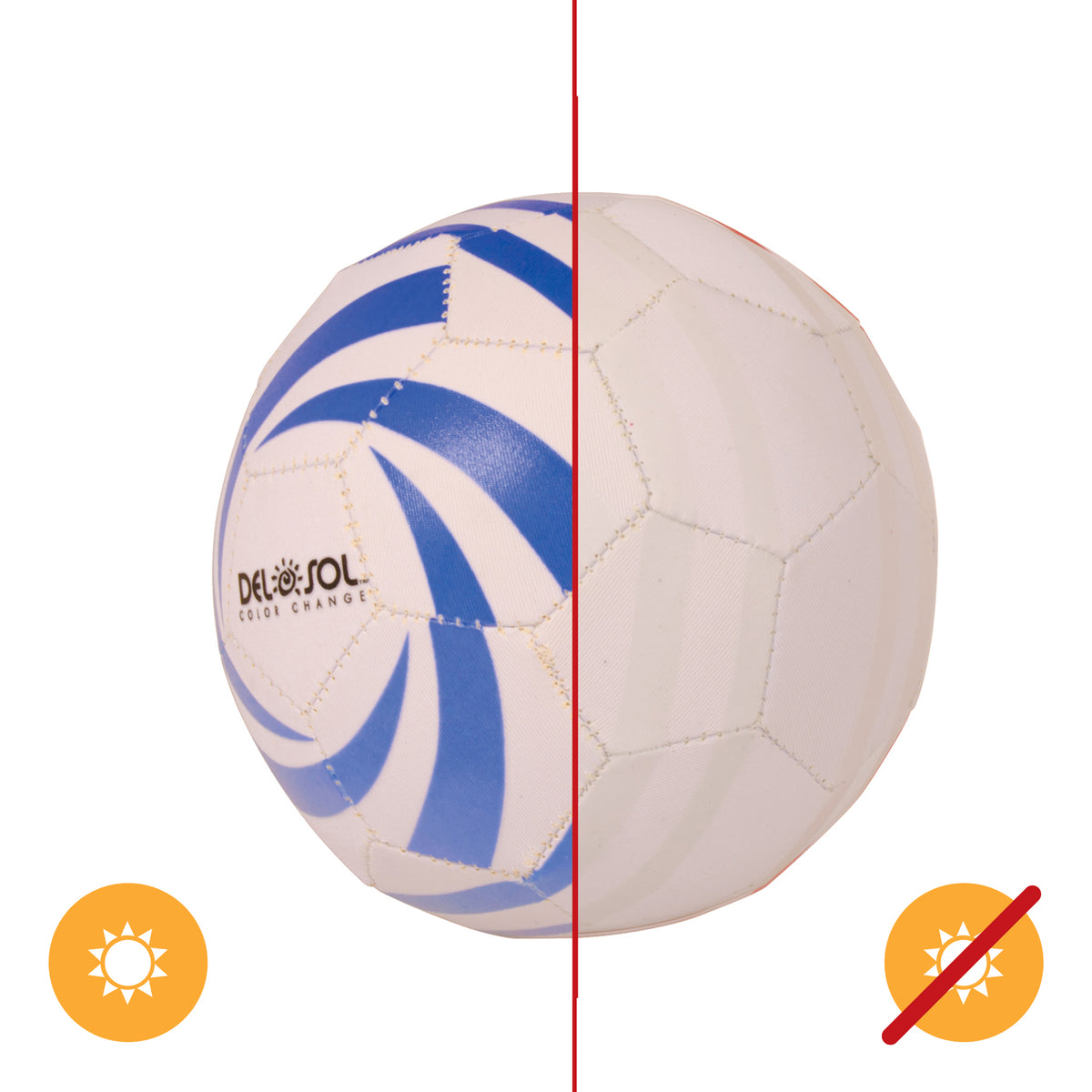 Mini Soccer Ball by DelSol for Unisex  1 Pc Ball