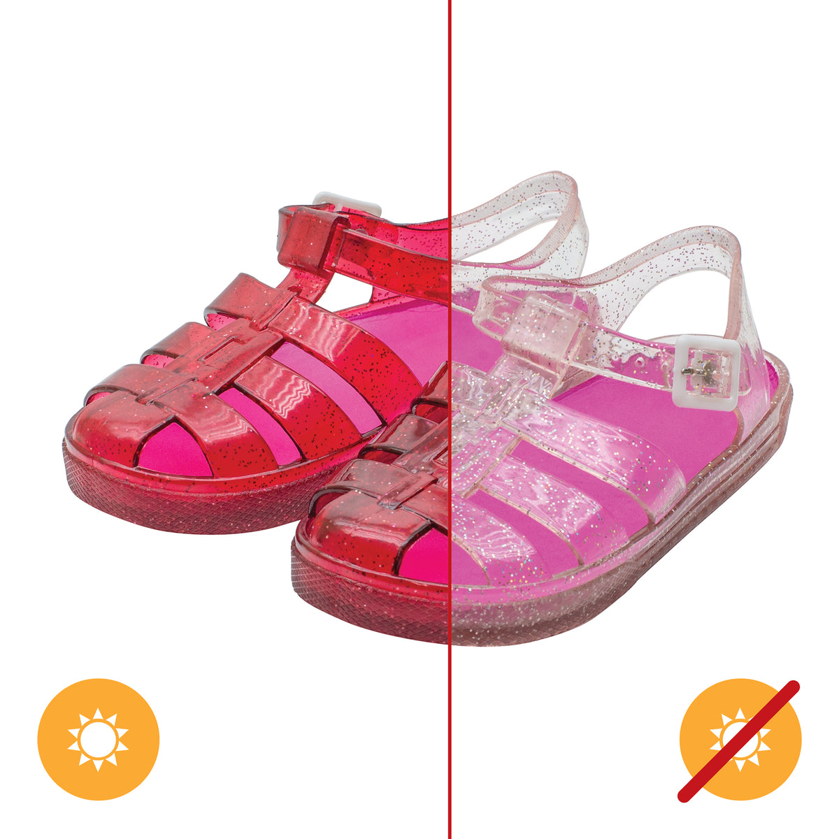 Gladiator Girl Jellies Sandal  6 Pink by DelSol for Kids  1 Pair Sandals