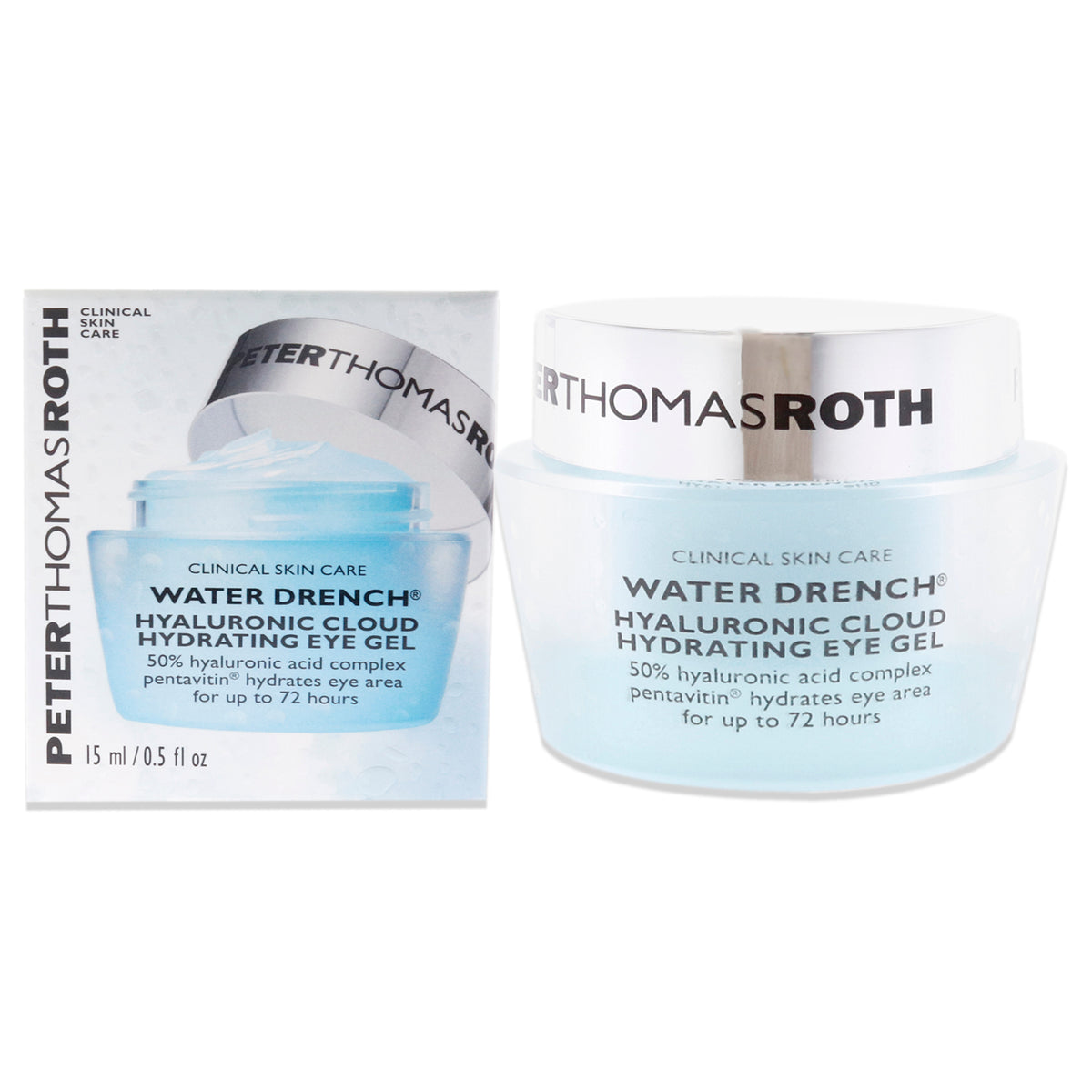 Water Drench Hyaluronic Cloud Hydrating Eye Gel by Peter Thomas Roth for Unisex  05 oz Gel