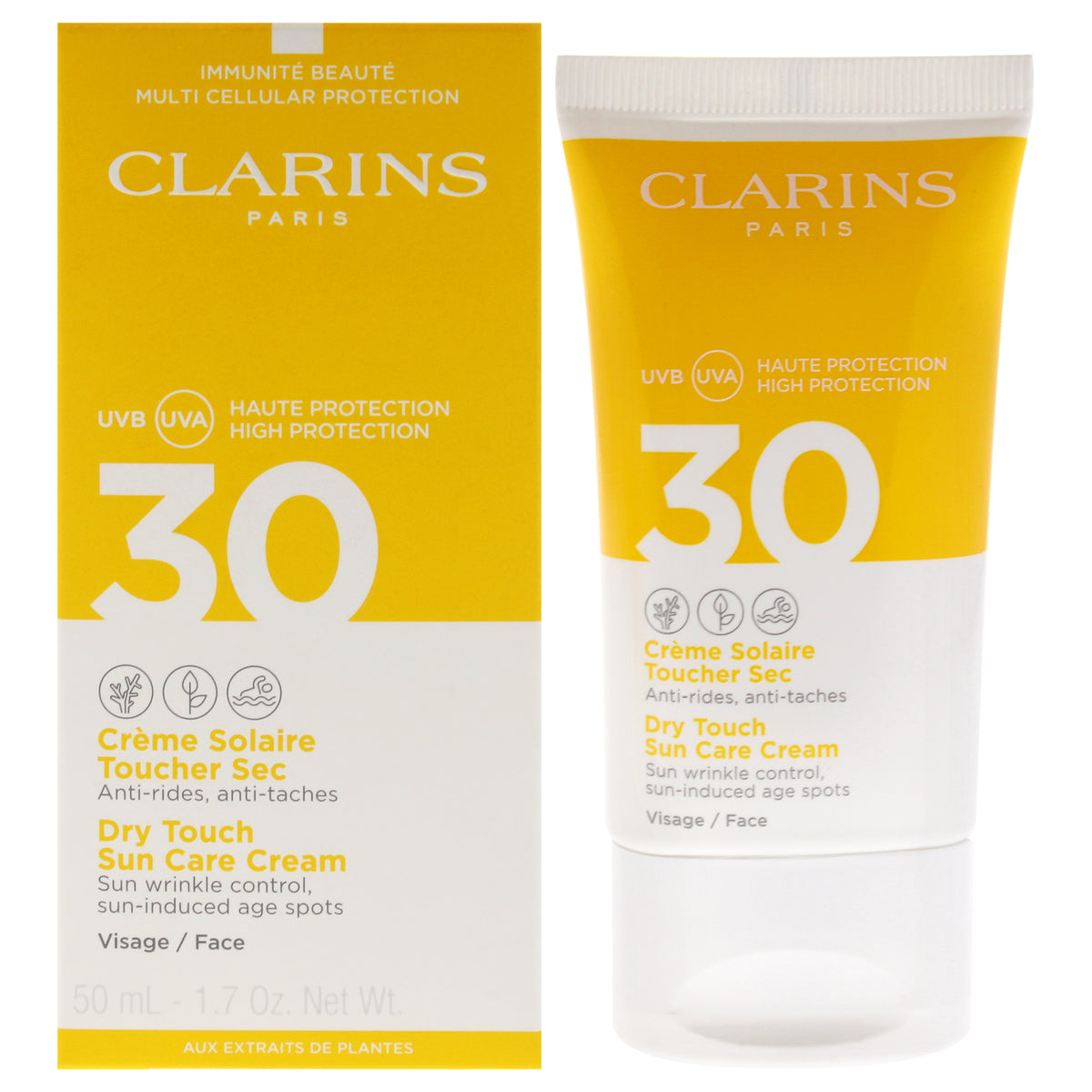 Sun Care Cream SPF 30 by Clarins for Unisex  17 oz Sunscreen