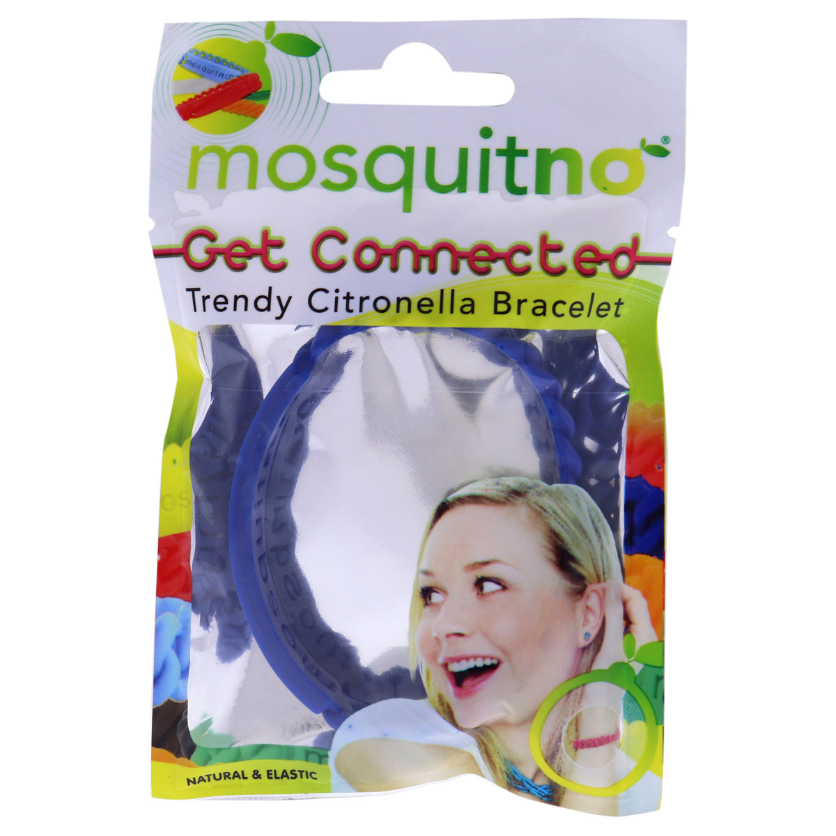 Get Connected Citronella Bracelet  Blue by Mosquitno for Unisex  1 Pc Bracelet