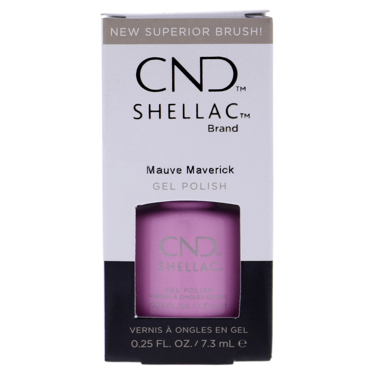 Shellac Nail Color  Mauve Maverick by CND for Women  025 oz Nail Polish