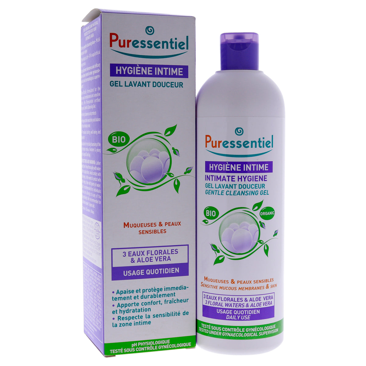 Intimate Hygiene Gentle Cleansing Gel by Puressentiel for Women  17 oz Gel