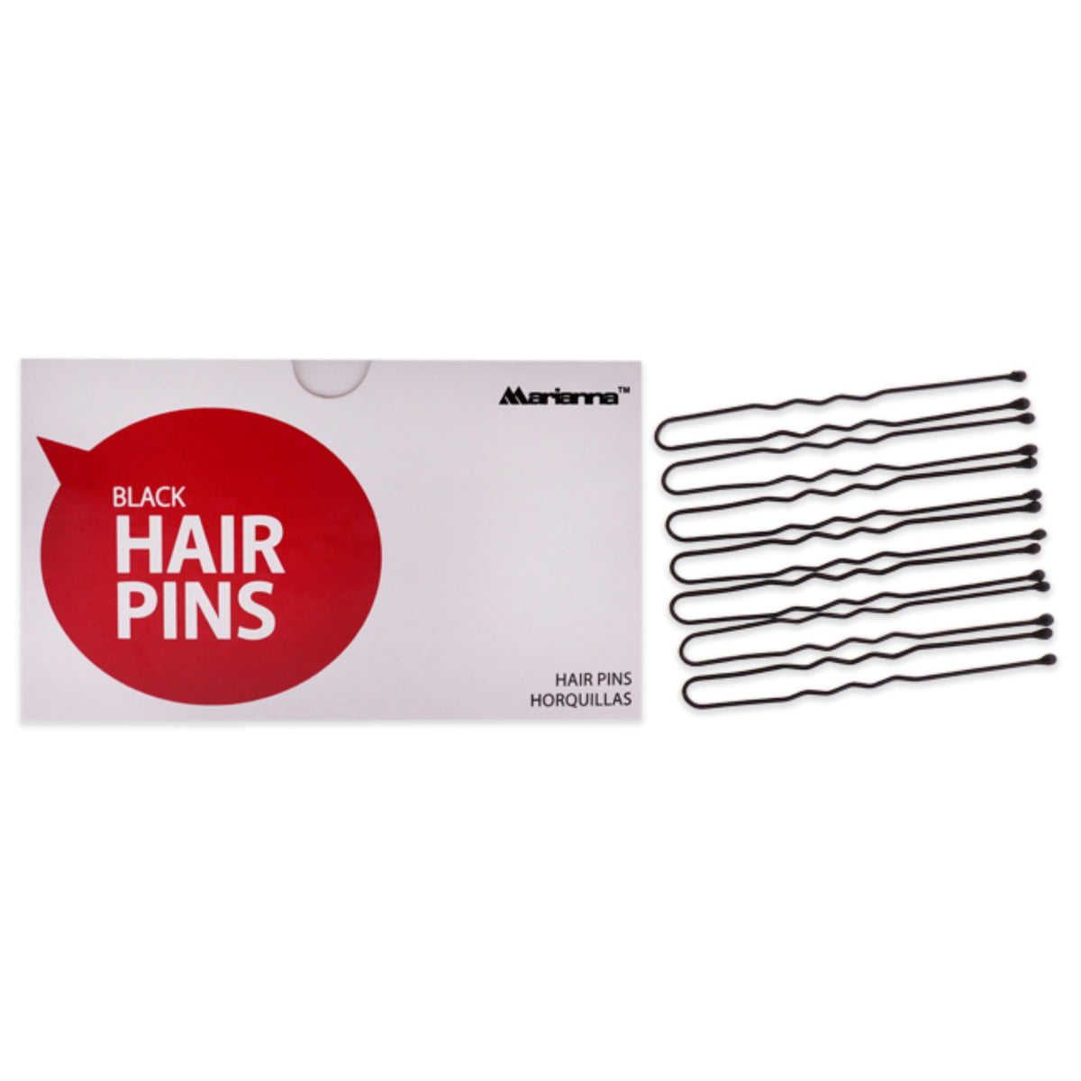 Pro Basic Hair Pins  Black by Marianna for Women  1 lb Hair Clips