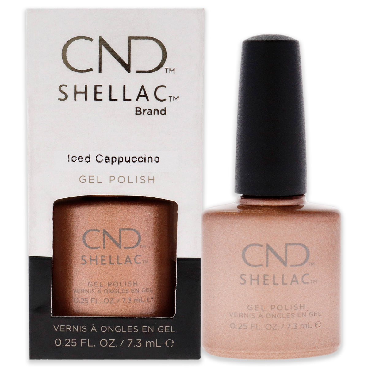 Shellac Nail Color  Iced Cappuccino by CND for Women  025 oz Nail Polish