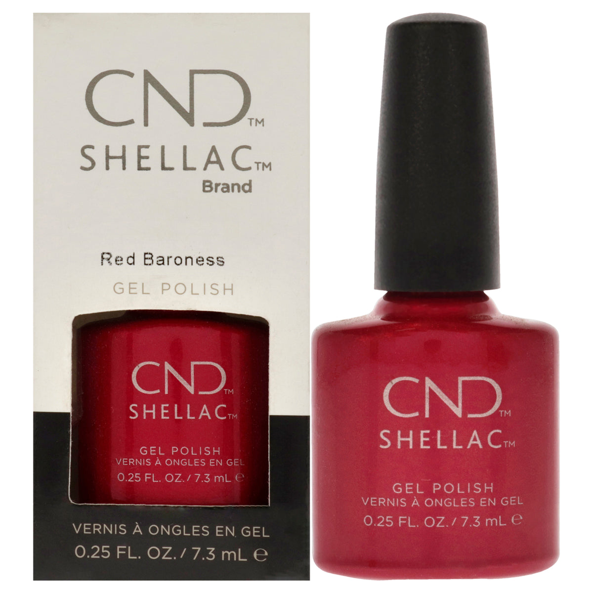 Shellac Nail Color  Red Baroness by CND for Women  025 oz Nail Polish