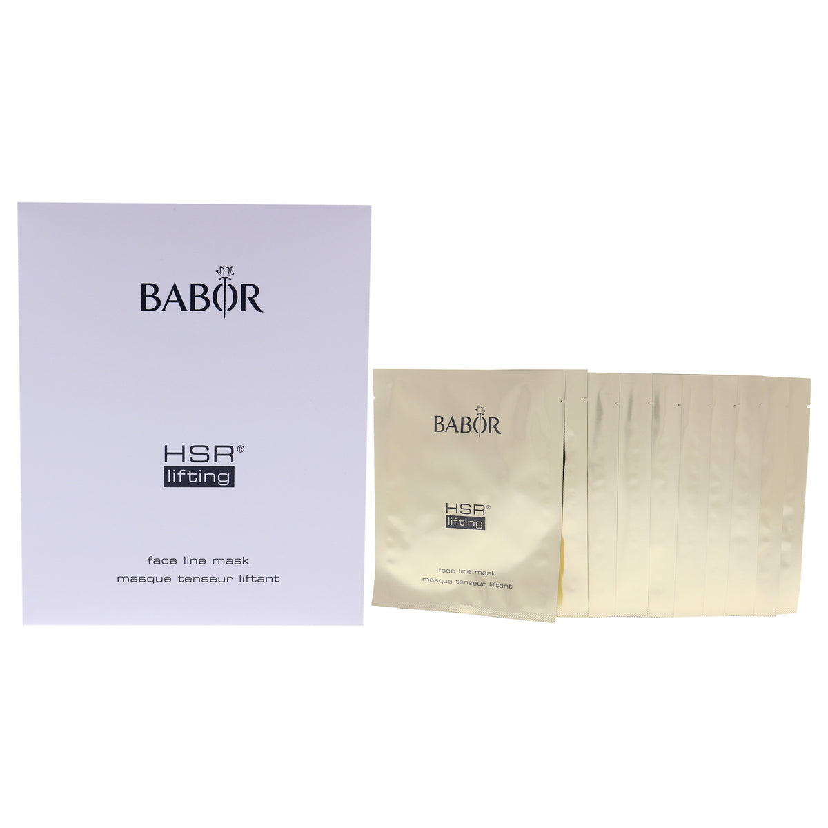 HSR Lifting Face Line Mask by Babor for Women  10 Pc Mask