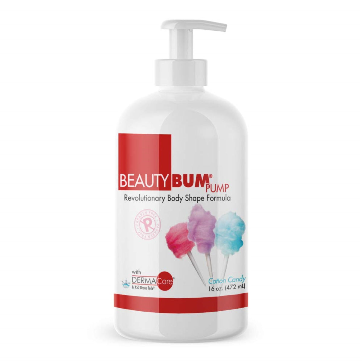 BeautyBum Anti Cellulite Cream  Cotton Candy by BeautyFit for Women  16 oz Cream