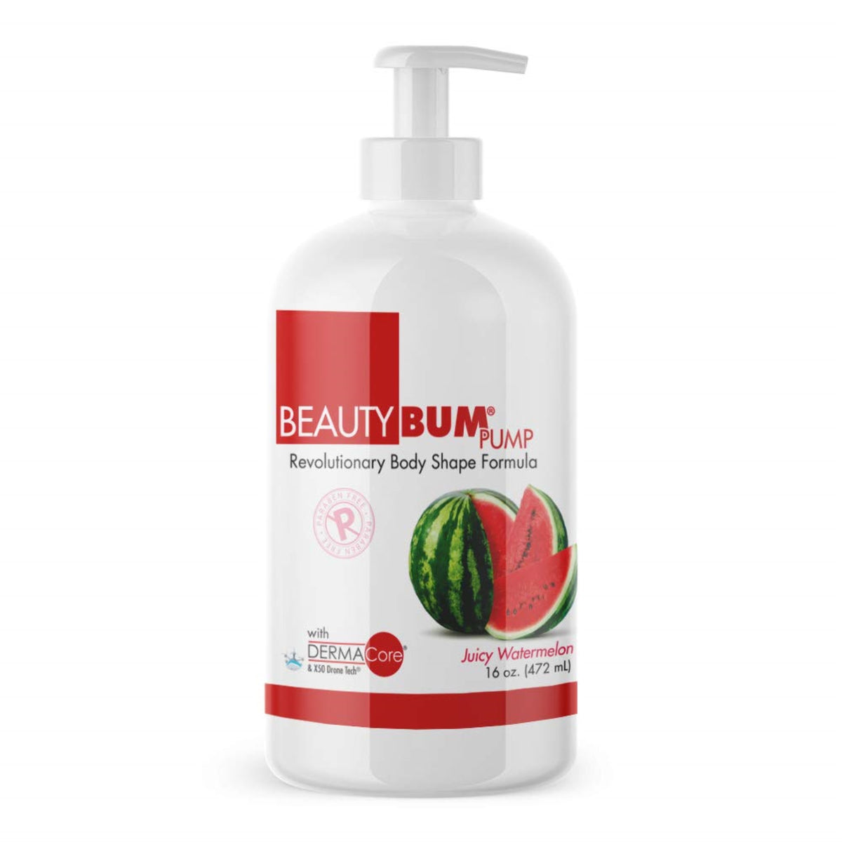 BeautyBum Anti Cellulite Cream  Juicy Watermelon by BeautyFit for Women  16 oz Cream