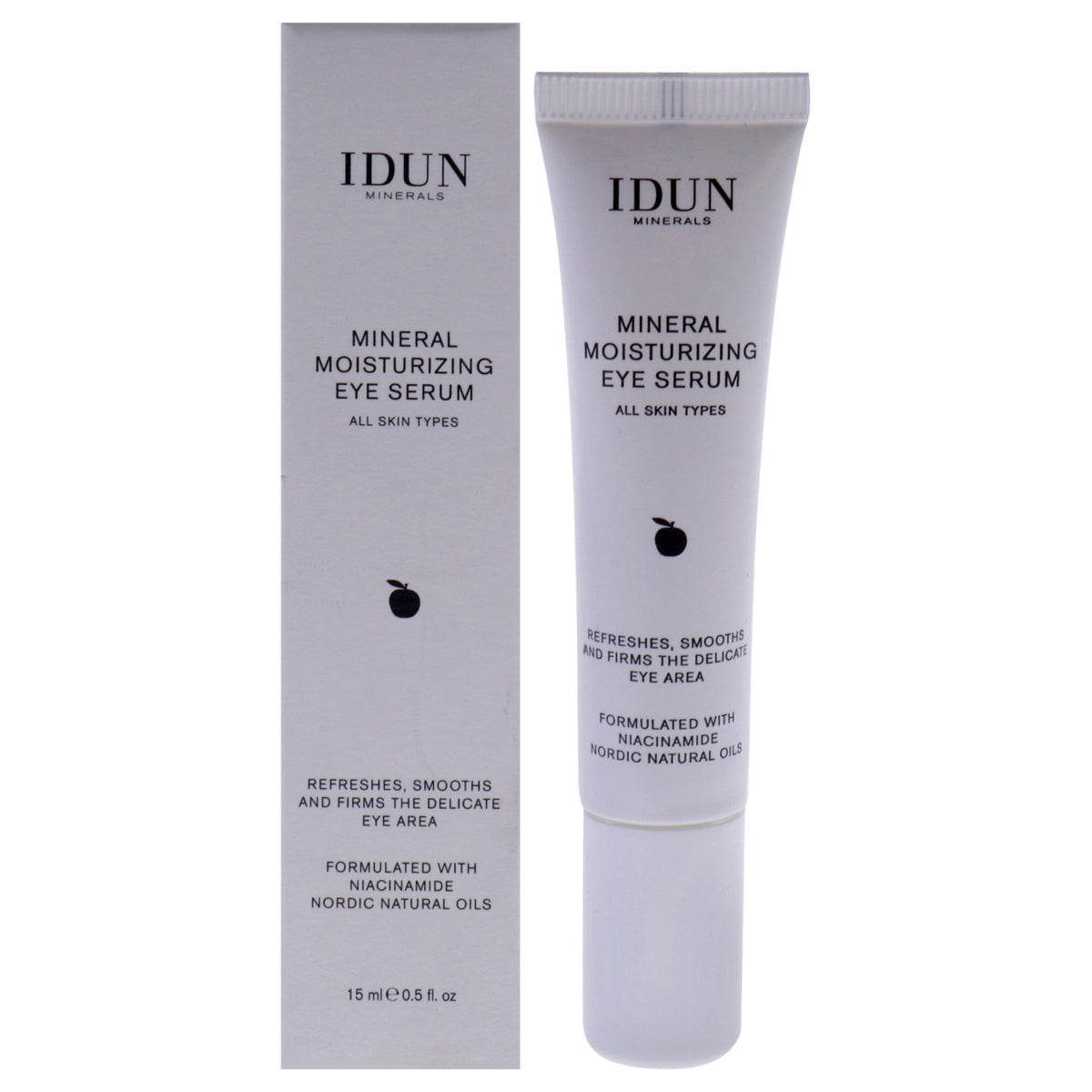 Mineral Moisturizing Eye Serum by Idun Minerals for Women  05 oz Serum