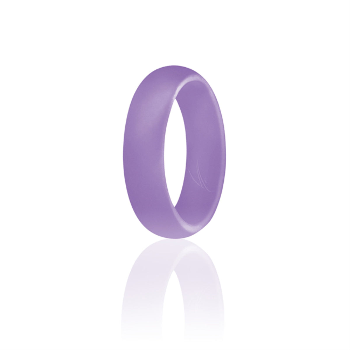 Silicone Wedding Ring  Dome Style  Lavander by ROQ for Women  5 mm Ring