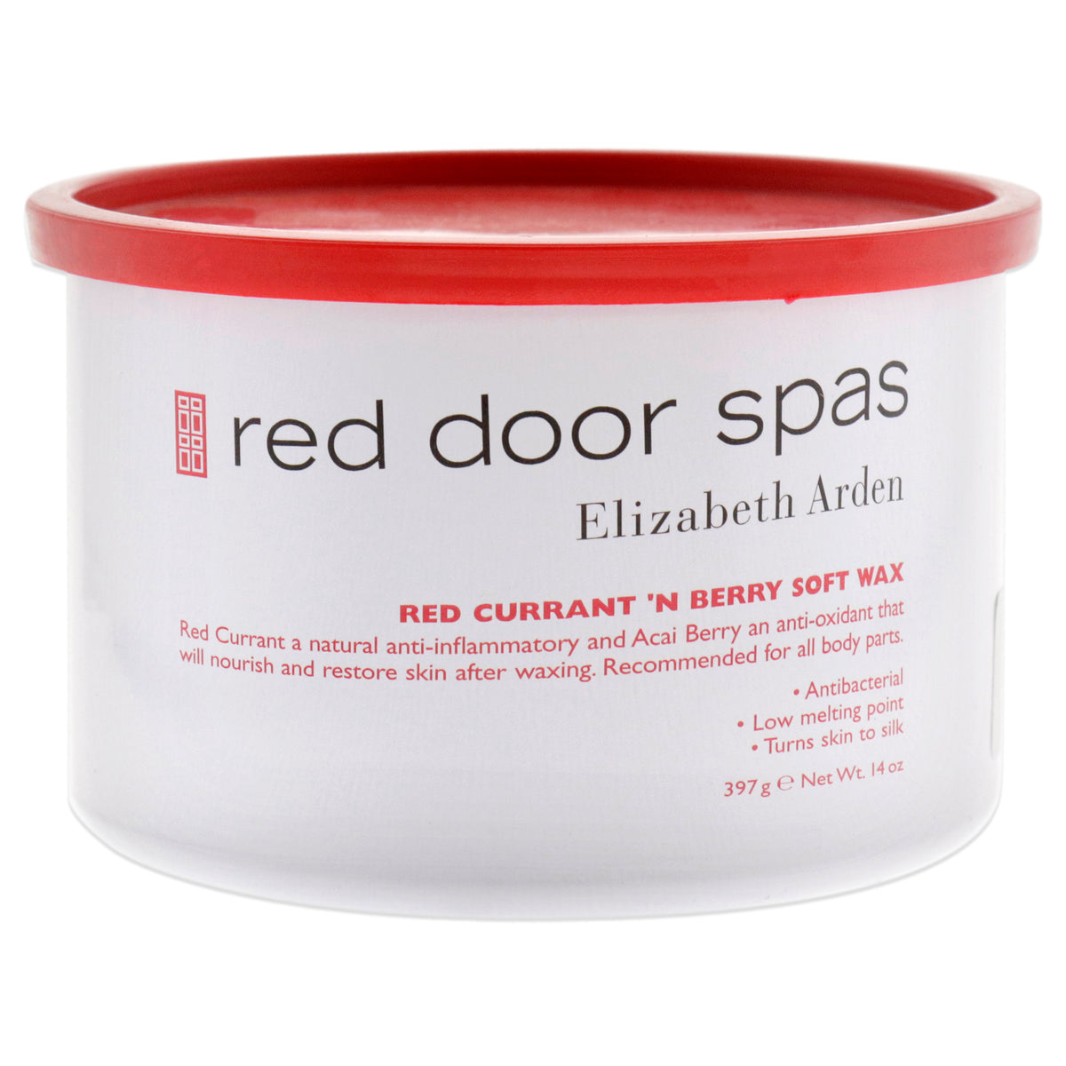 Red Door Spa Red Currant Soft Wax  Berry by Elizabeth Arden for Women  14 oz Wax