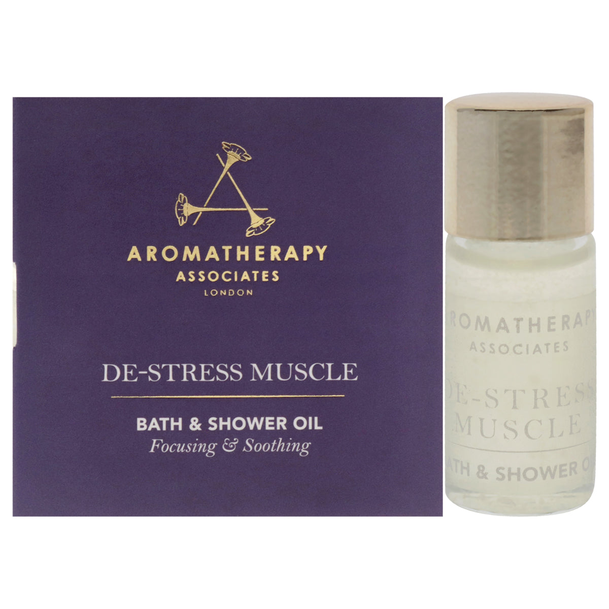 DeStress Muscle Bath and Shower Oil by Aromatherapy Associates for Unisex  01 oz Shower Oil