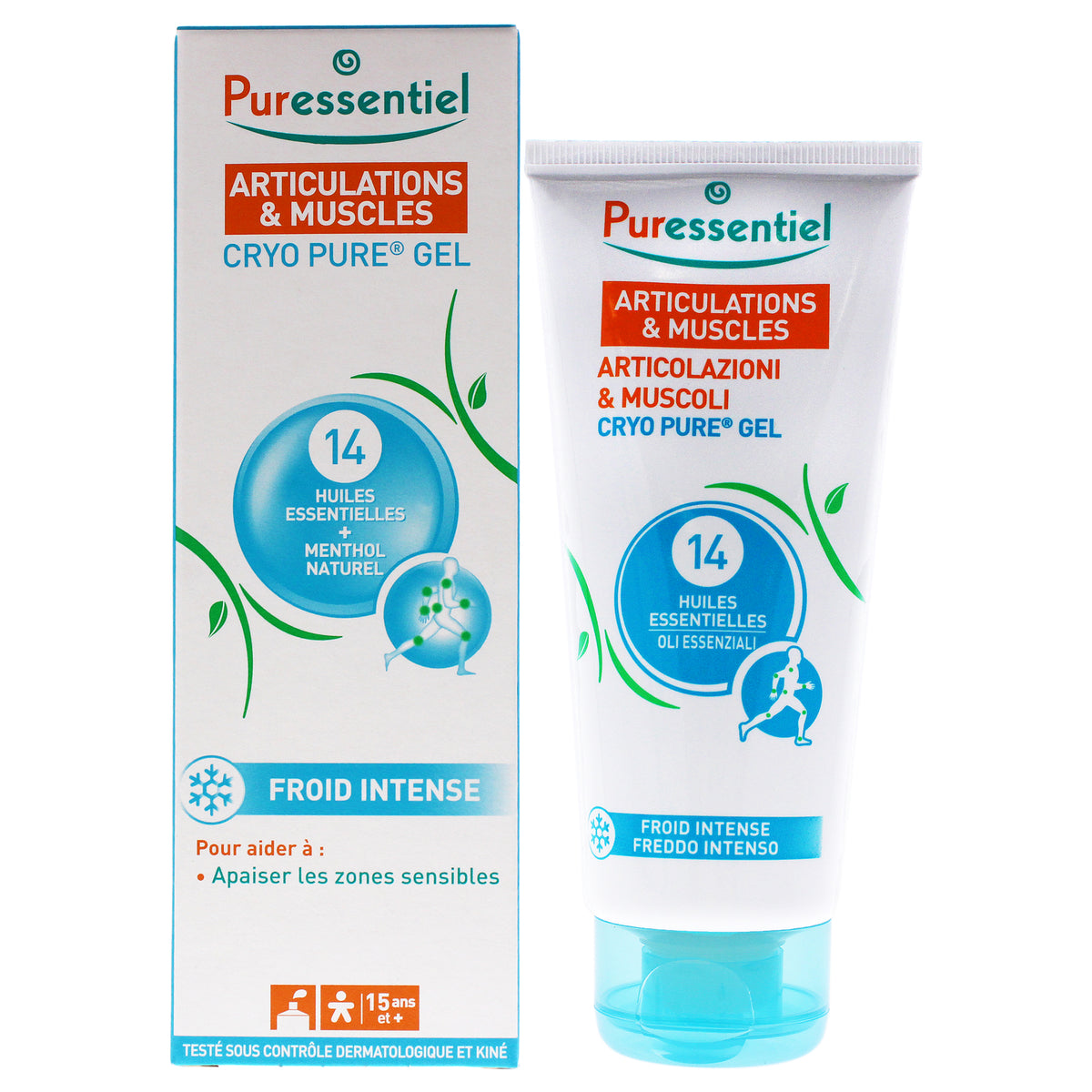 Muscles and Joints Cryo Pure Gel by Puressentiel for Unisex  27 oz Gel