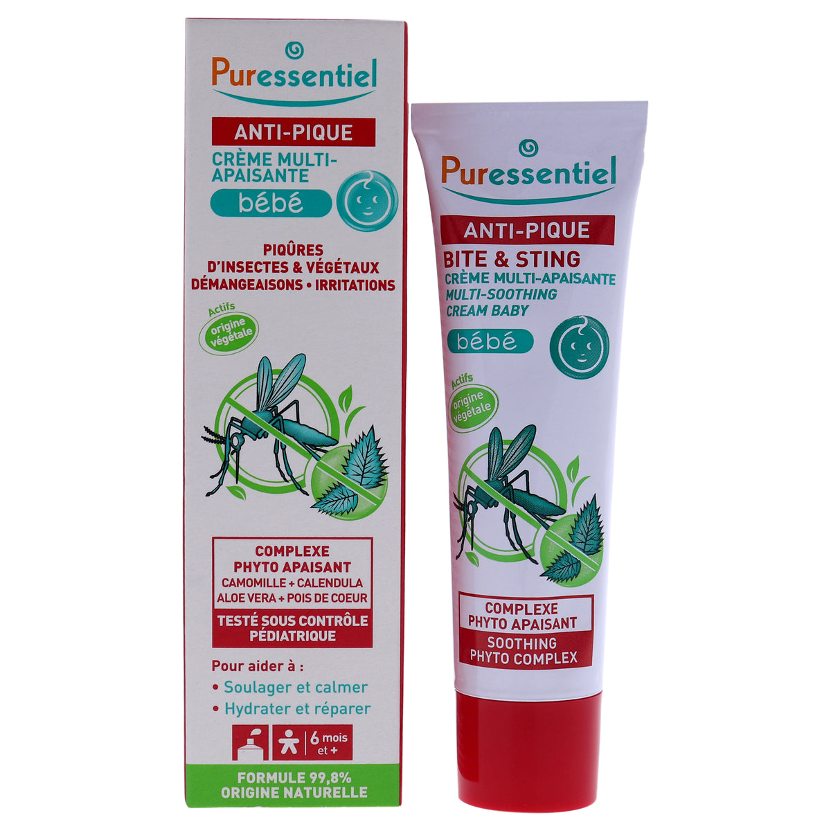 Bite and Sting MultiSoothing Cream by Puressentiel for Kids  1 oz Body Cream