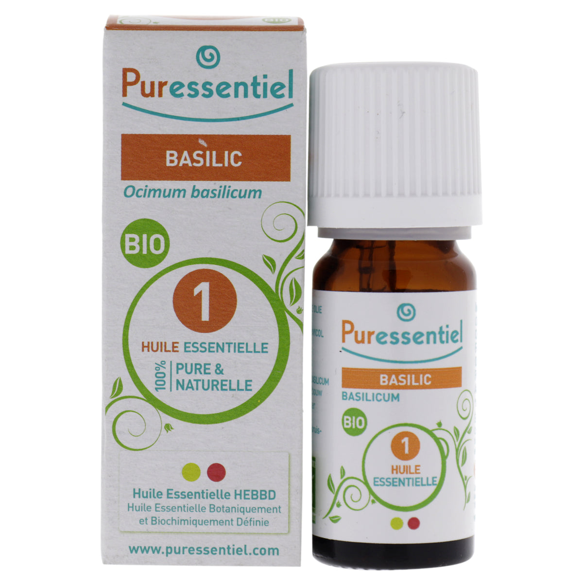 Organic Essential Oil  Basil by Puressentiel for Unisex  017 oz Oil