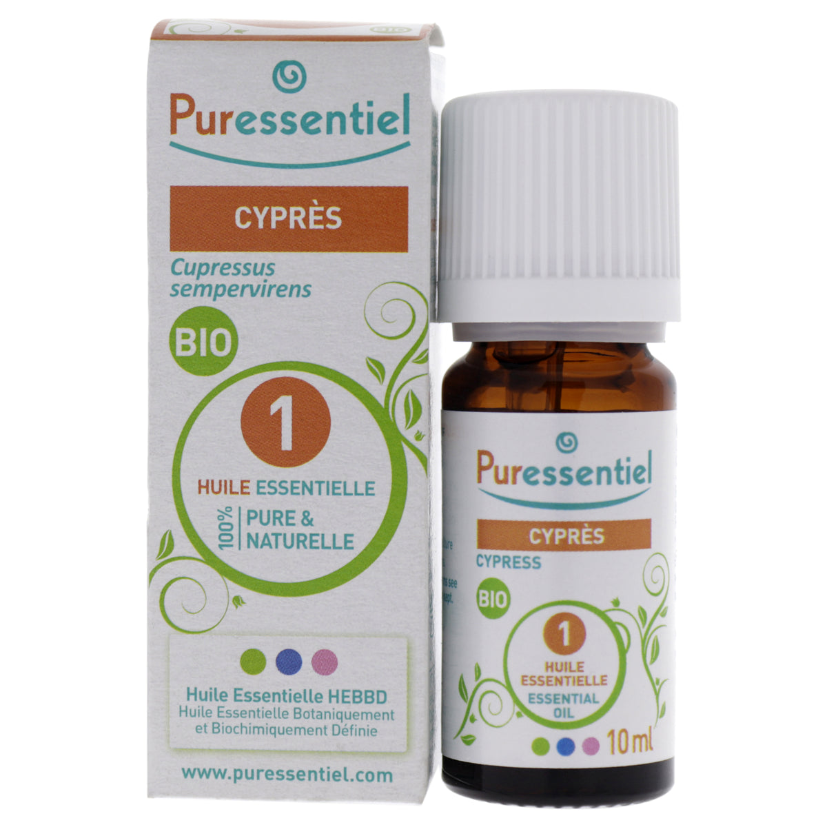 Organic Essential Oil  Cypress by Puressentiel for Unisex  03 oz Oil