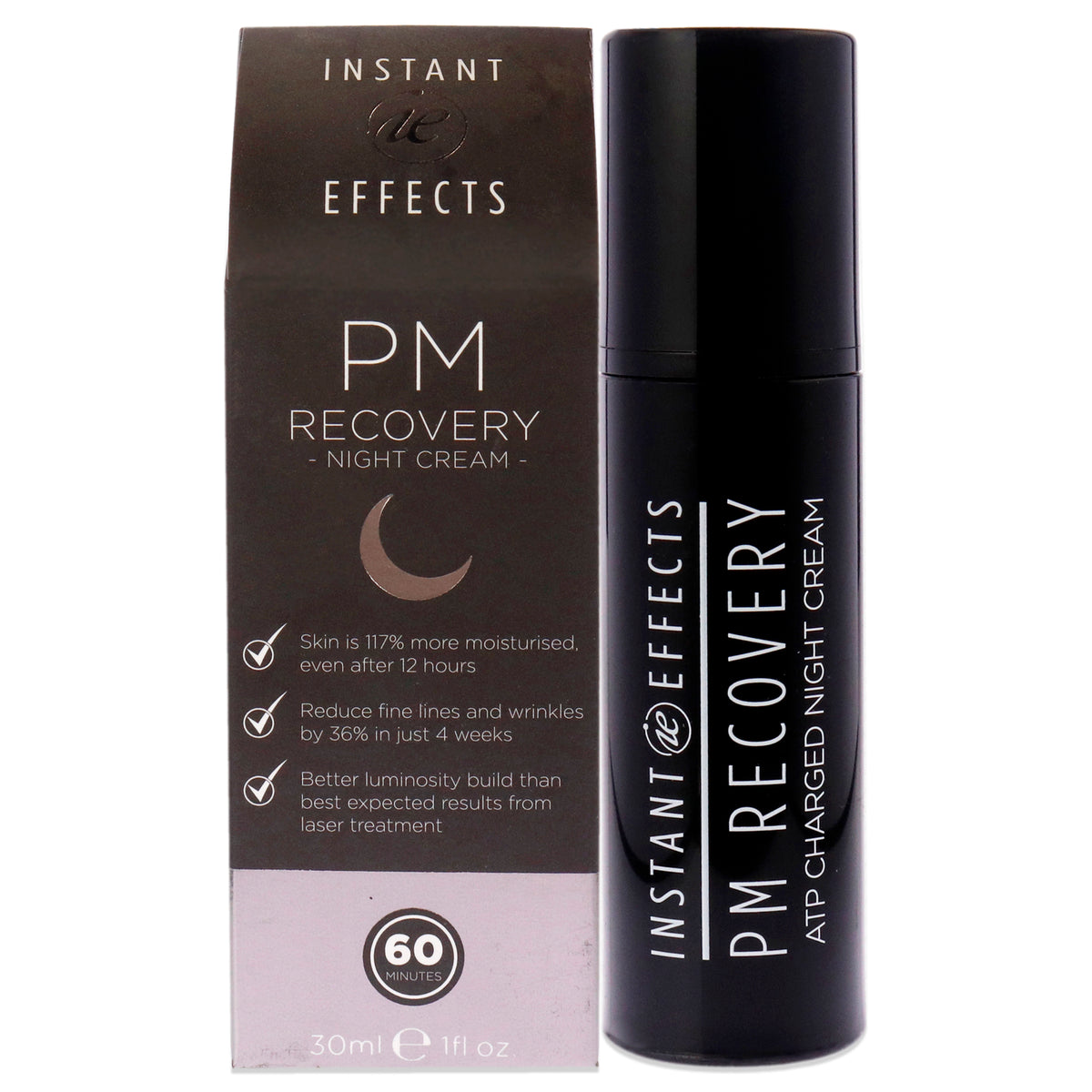 PM Recovery Night Cream by Instant Effects for Unisex  1 oz Cream