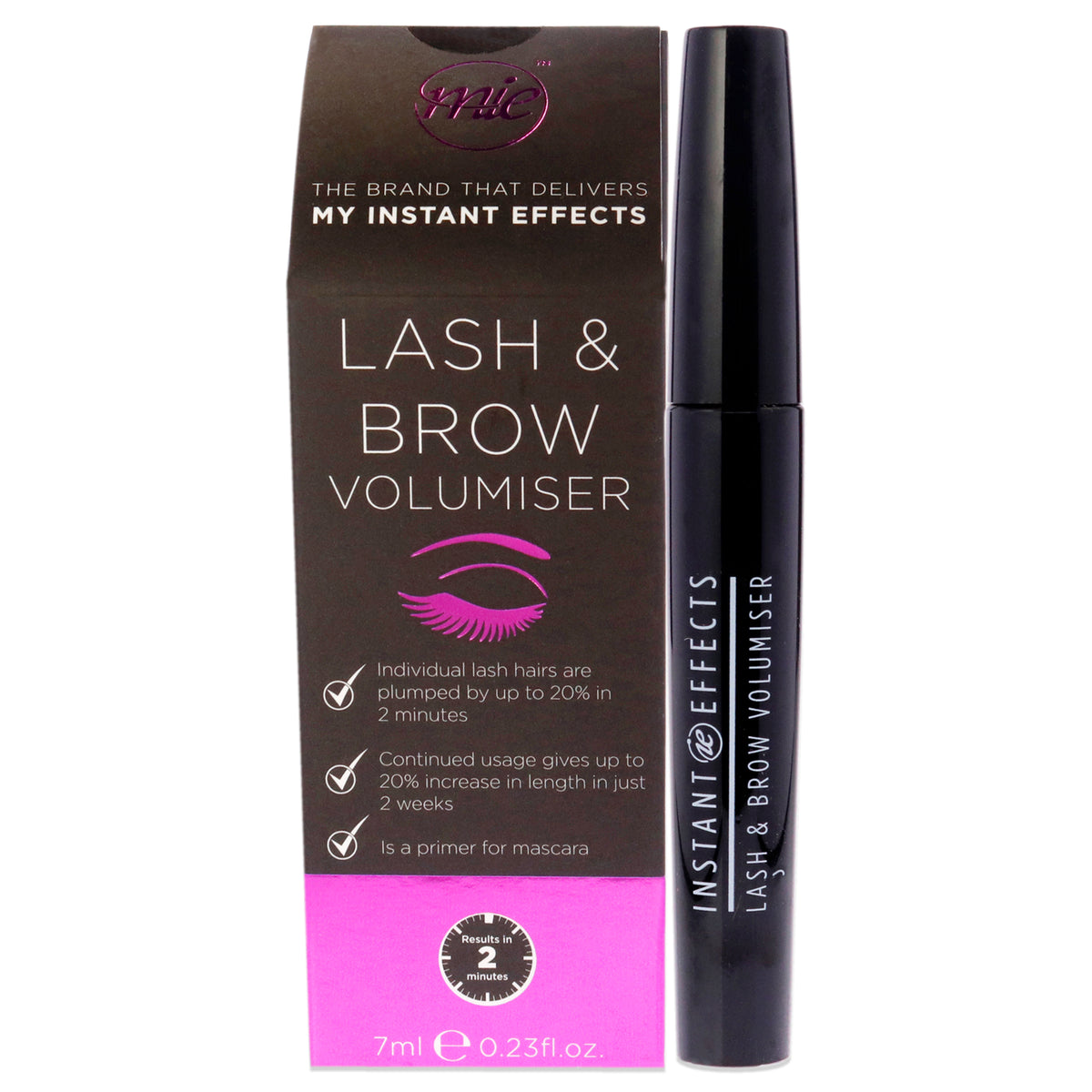 Lash and Brow Volumiser by Instant Effects for Unisex  023 oz Primer