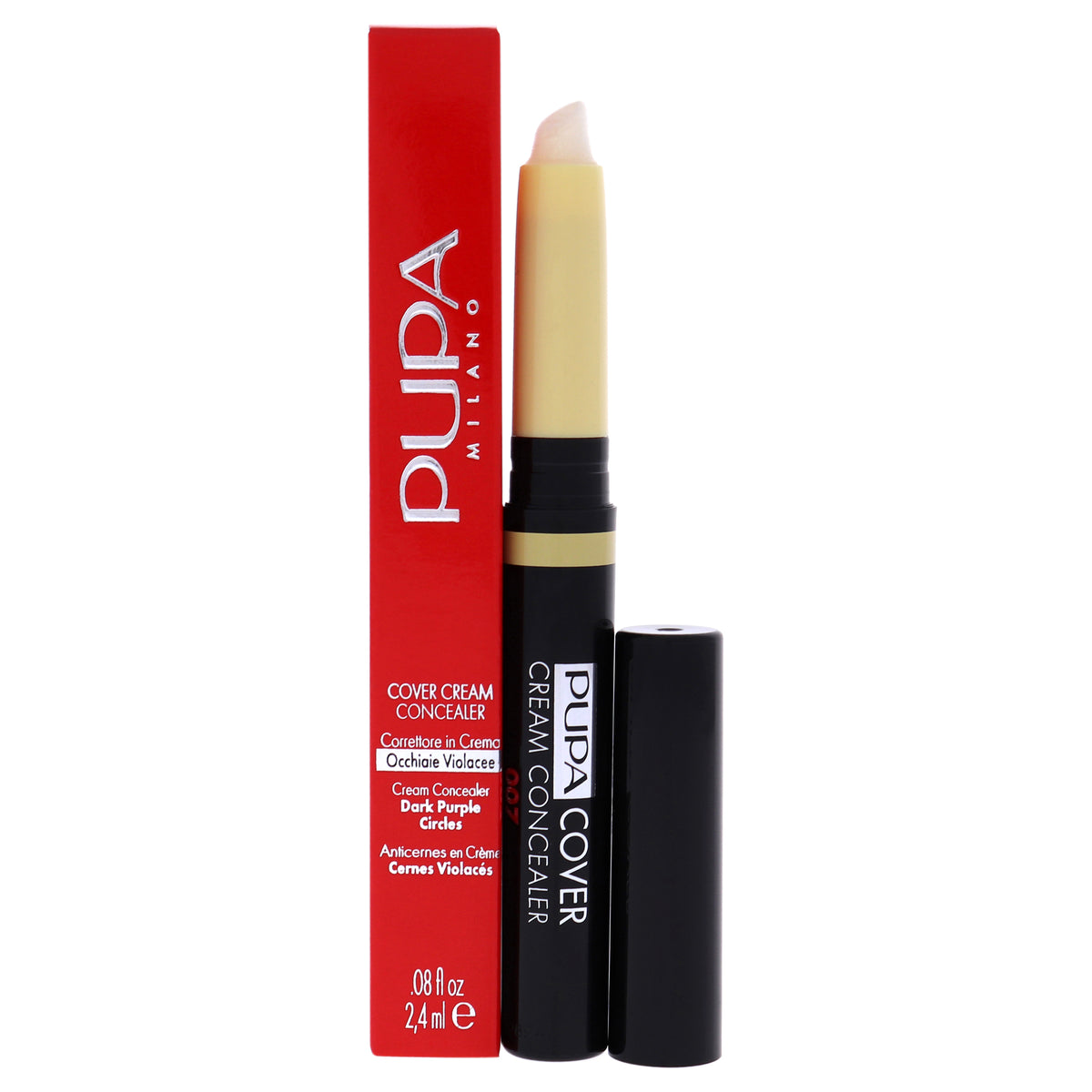 Cover Cream Concealer  007 Yellow by Pupa Milano for Women  008 oz Concealer