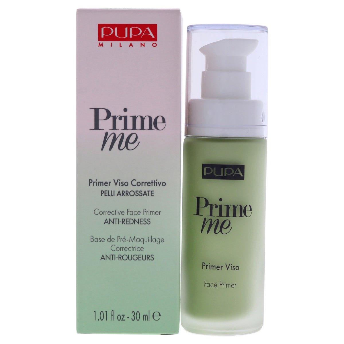 Prime Me Corrective Anti Redness Face Primer  003 Green by Pupa Milano for Women  101 oz Primer