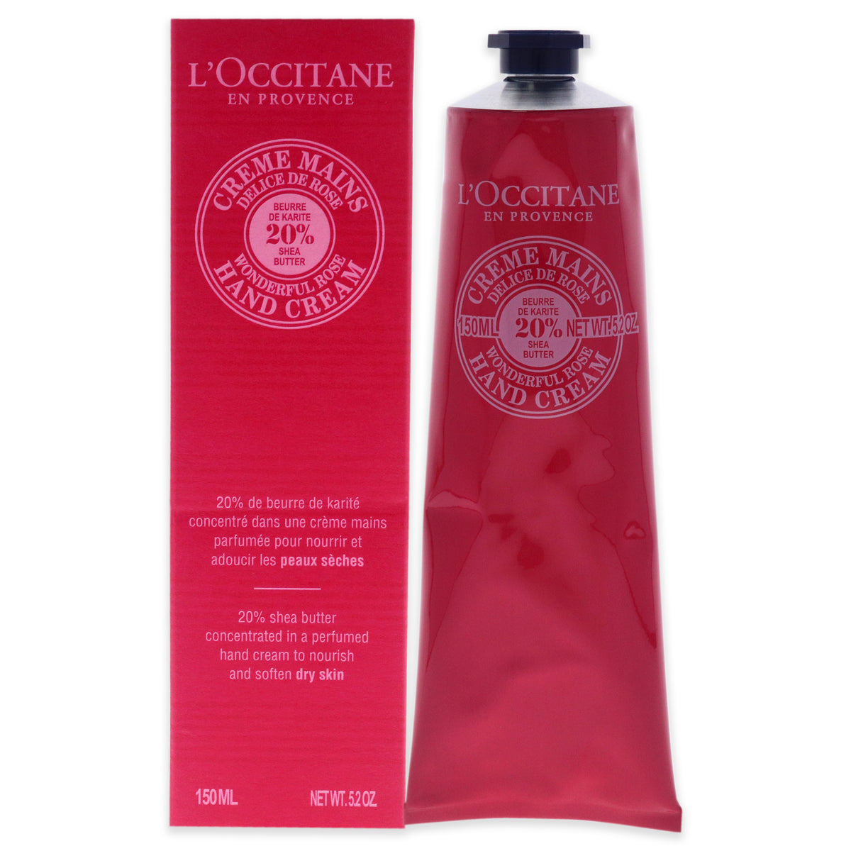 Shea Butter Wonderful Rose Hand Cream by LOccitane for Unisex  52 oz Cream