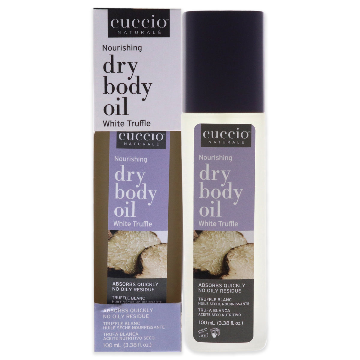 Nourishing Dry Body Oil  White Truffle by Cuccio Naturale for Unisex  338 oz Oil